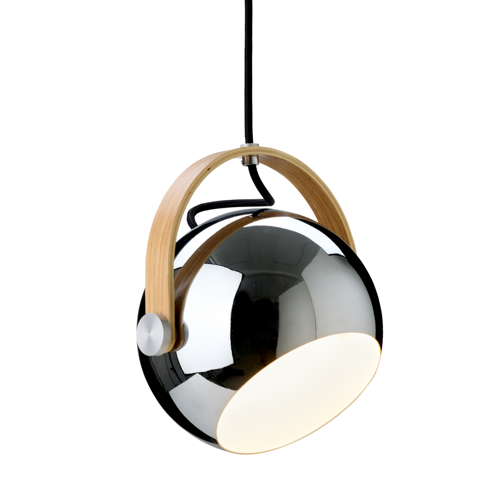 DC hanglamp, chroomkleurig, Ø 18 cm, metaal - Halo Design