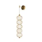 Candeeiro de parede LED Maytoni Golden Cage, altura 218,8 cm, metal