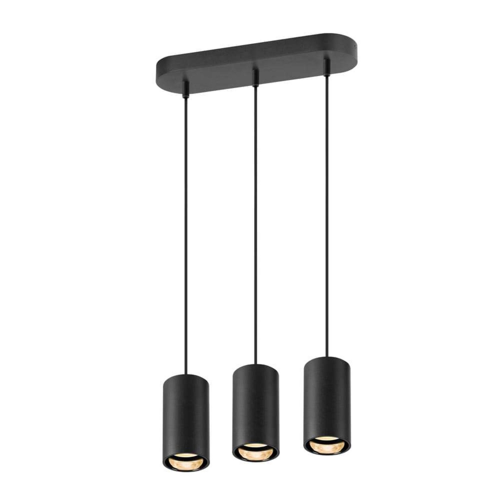 Asto Tube 3 Lustră Pendul Black - SLV