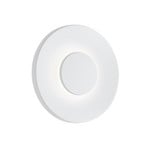 Helestra utendørs LED-vegglampe BUD, dimbar, hvit, IP65