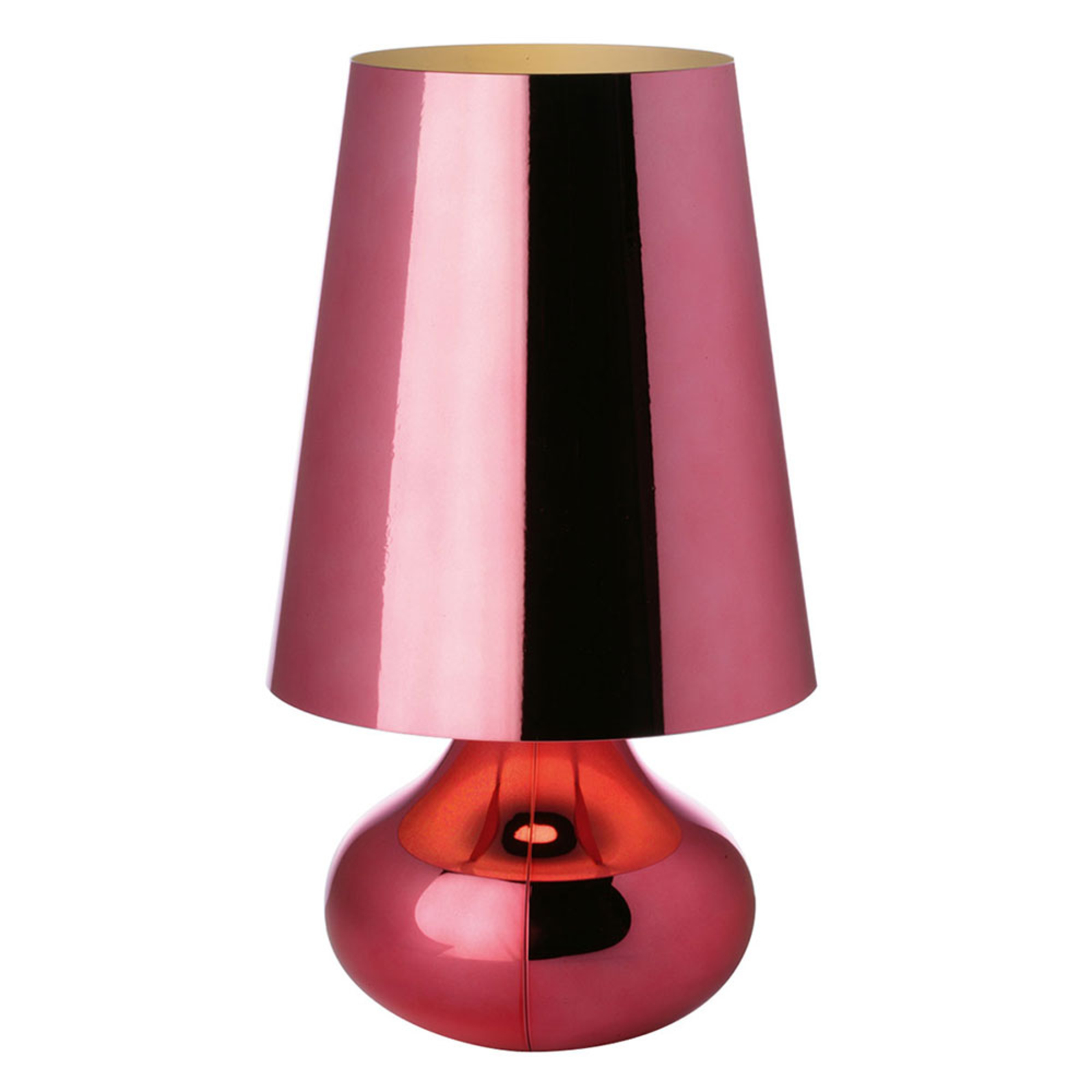 Kartell Cindy LED-bordlampe, metallisk rosa