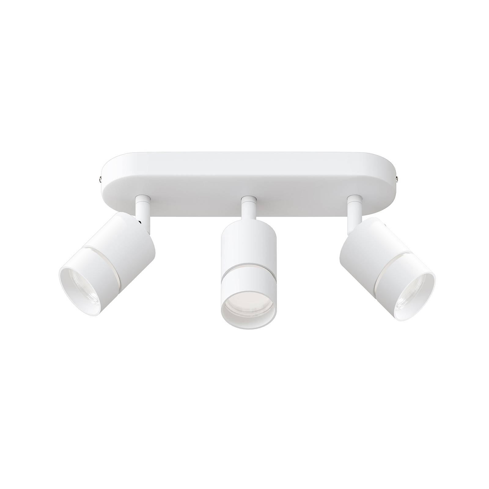 tint Müller Licht Nalo LED spotlight, three-bulb, for Living / Dining Room, plastic, 15.4 W, L: 32 cm, W: 9 cm, H: 16.5 cm