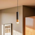 Envostar Fida pendant light, 1-bulb, black