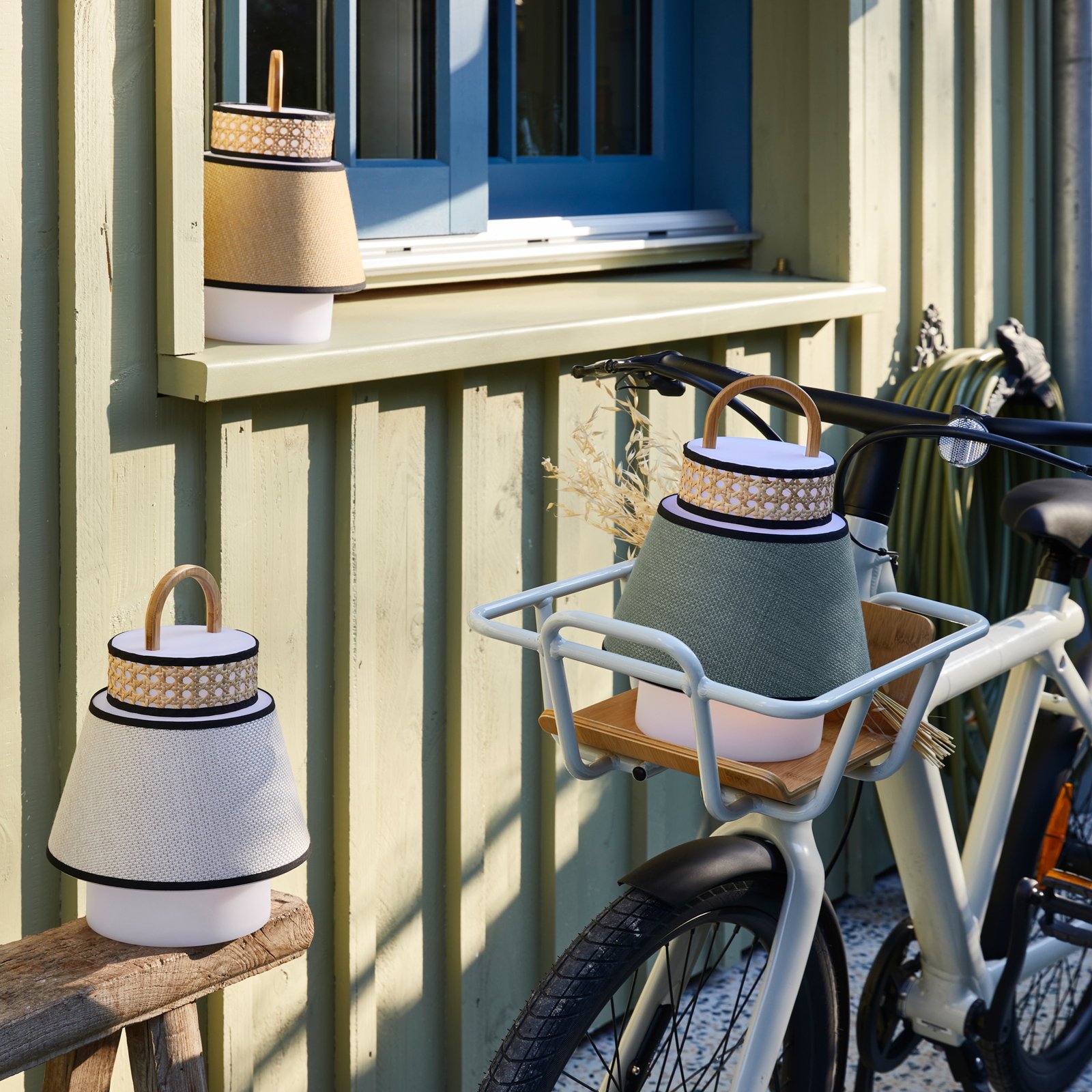 Singapour LED-Terrassenlampe USB honey - MARKET SET Singapour LED-Terrassenlampe USB honey - MARKET SET