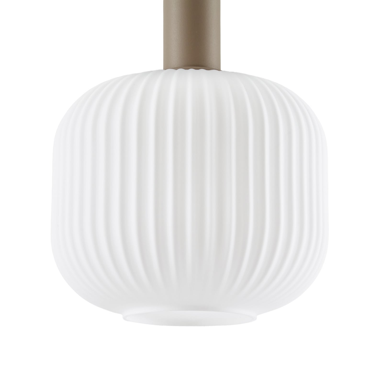 Závěsné světlo NOLA Evey, délka 80 cm, 3ramenné, bílé/béžové, sklo Závěsné světlo NOLA Evey, délka 80 cm, 3ramenné, bílé/béžové, sklo