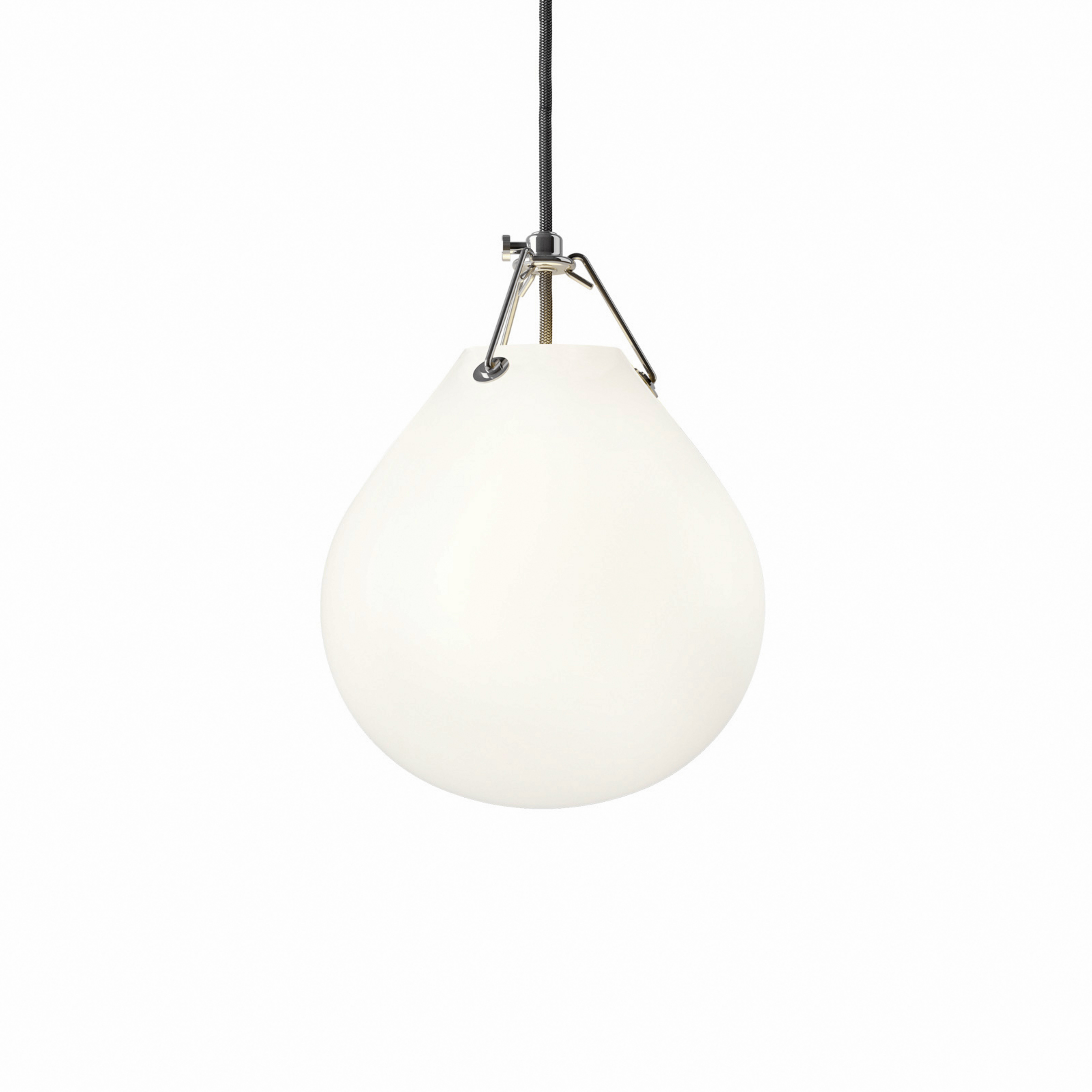 Moser Lámpara Colgante Ø205 Matt White/Opal - Louis Poulsen