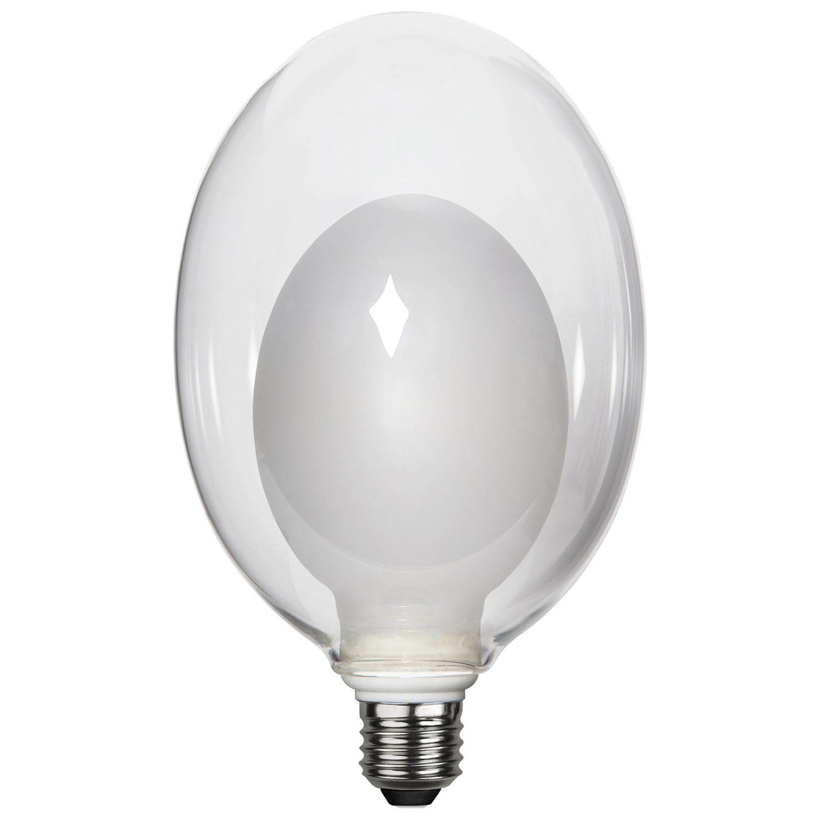LED lampadina Space E27 3,5W D120, opale