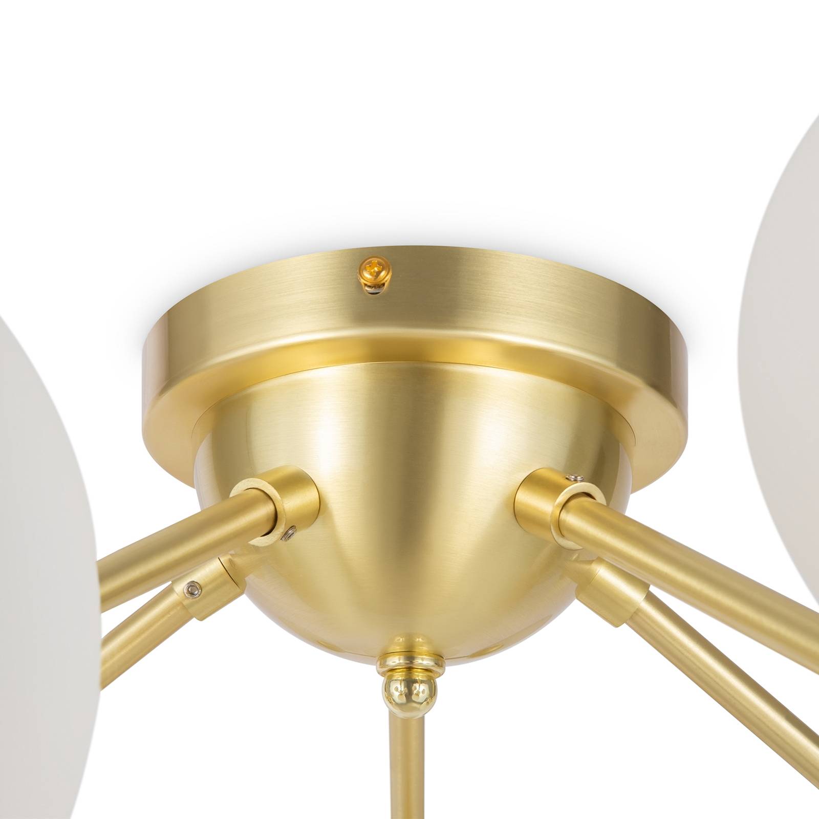 Maytoni dallas mennyezeti lámpa, 20 lámpás, 25 cm magas, arany színű