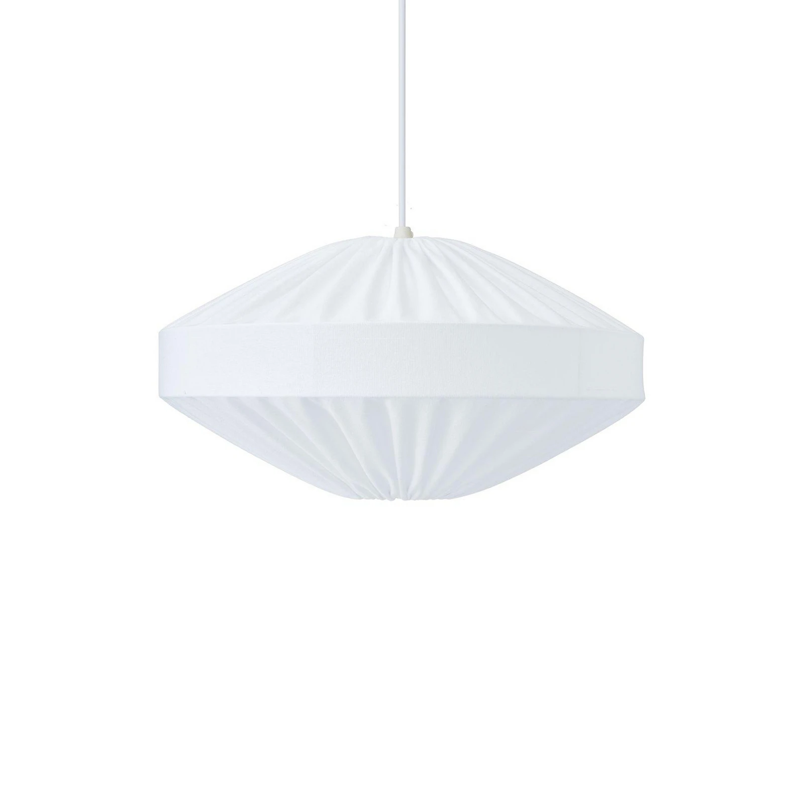 PR Home Edith κρεμαστό φωτιστικό, Ø 50 cm, βαμβάκι, λευκό