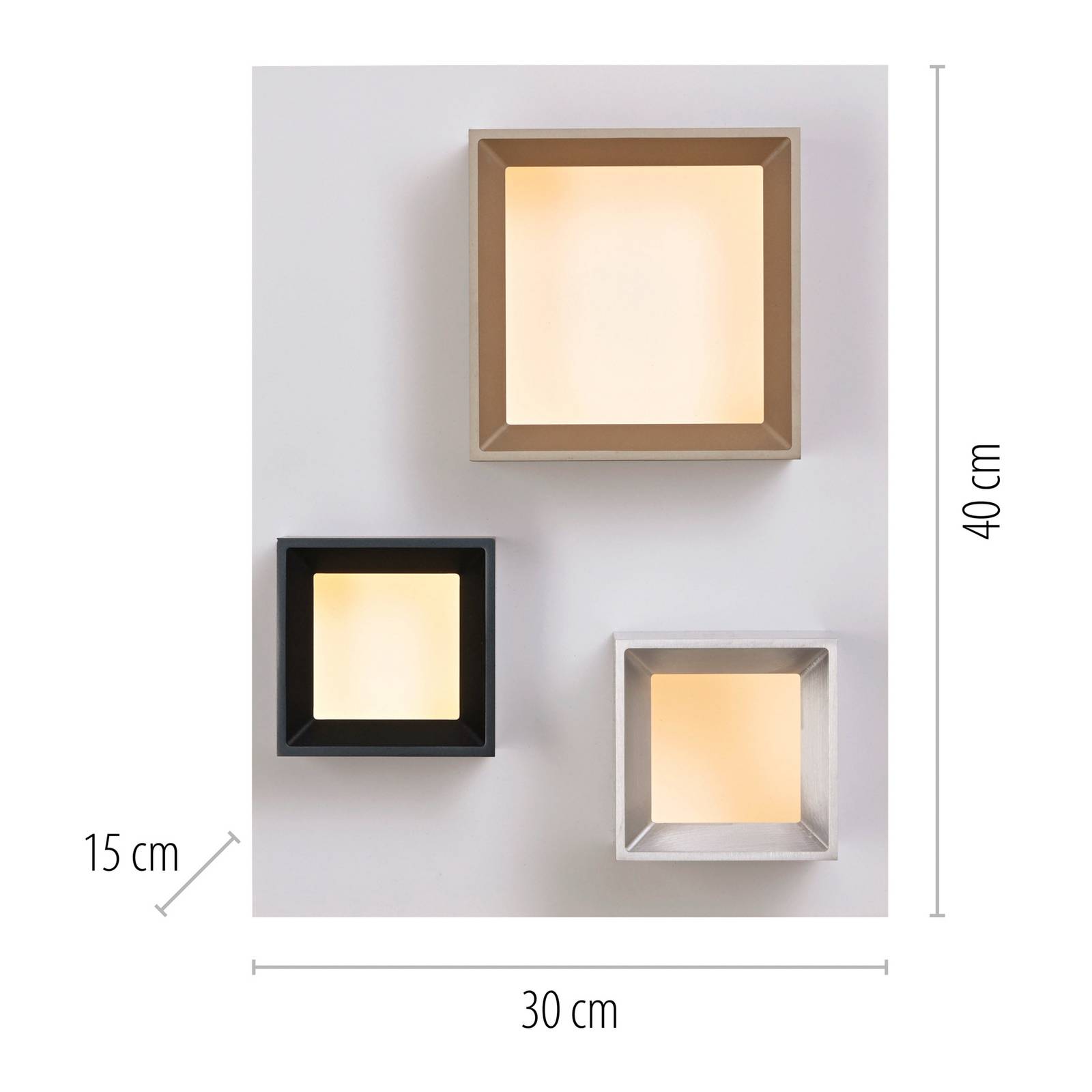  Pure Pure Manhattan Led Ceiling Lamp, Multicoloured, 3-bulb, Cct 