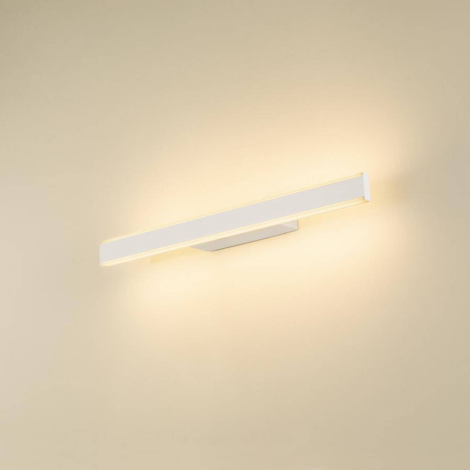 SLV Kinkiet LED do łazienki One Linear, 52 cm, biały, metal, CCT