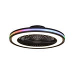LED plafondventilator Gamer Big zwart DC stil RGB - Mantra