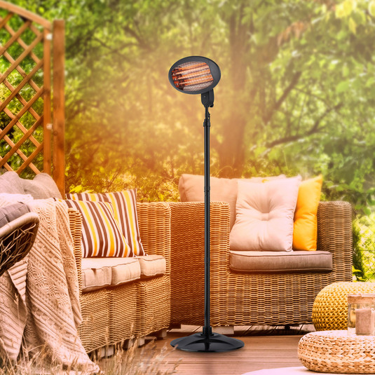 Radiatore a piedistallo Glow IP34 650W/1350W/1500W | Lampade.it