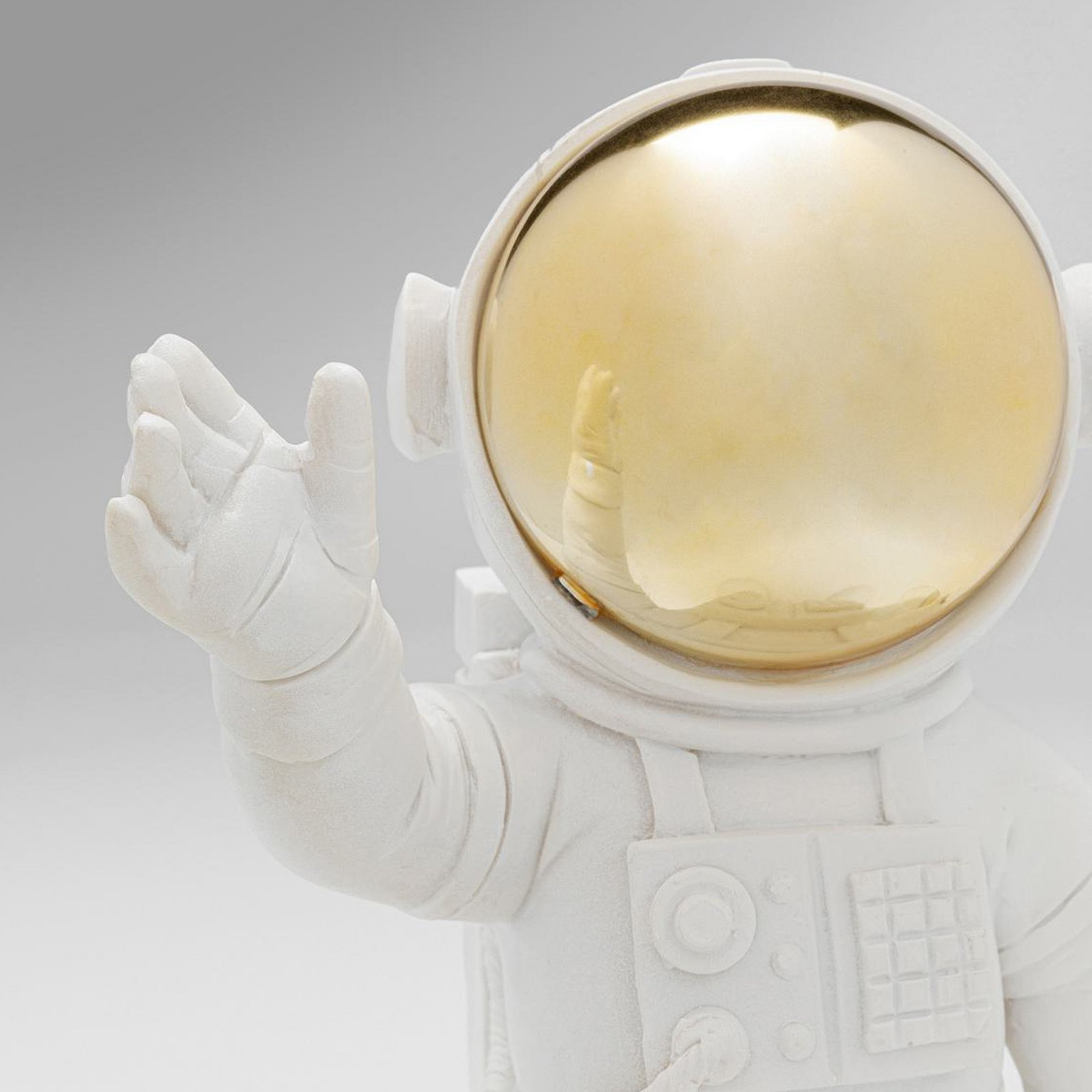 KARE statuetta decorativa Welcome Astronaut, altezza 27 cm, bianco