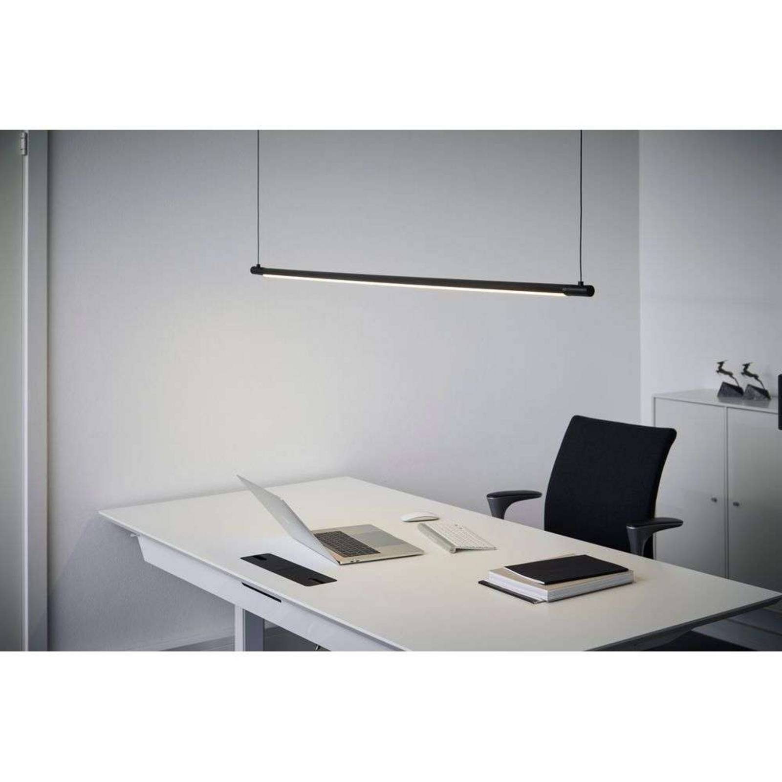 LOOM DESIGN lampa wisząca LED Straw 200, czarna, aluminium