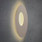 Escale Blade Open LED LED LED wall light taupe Ø 59 cm