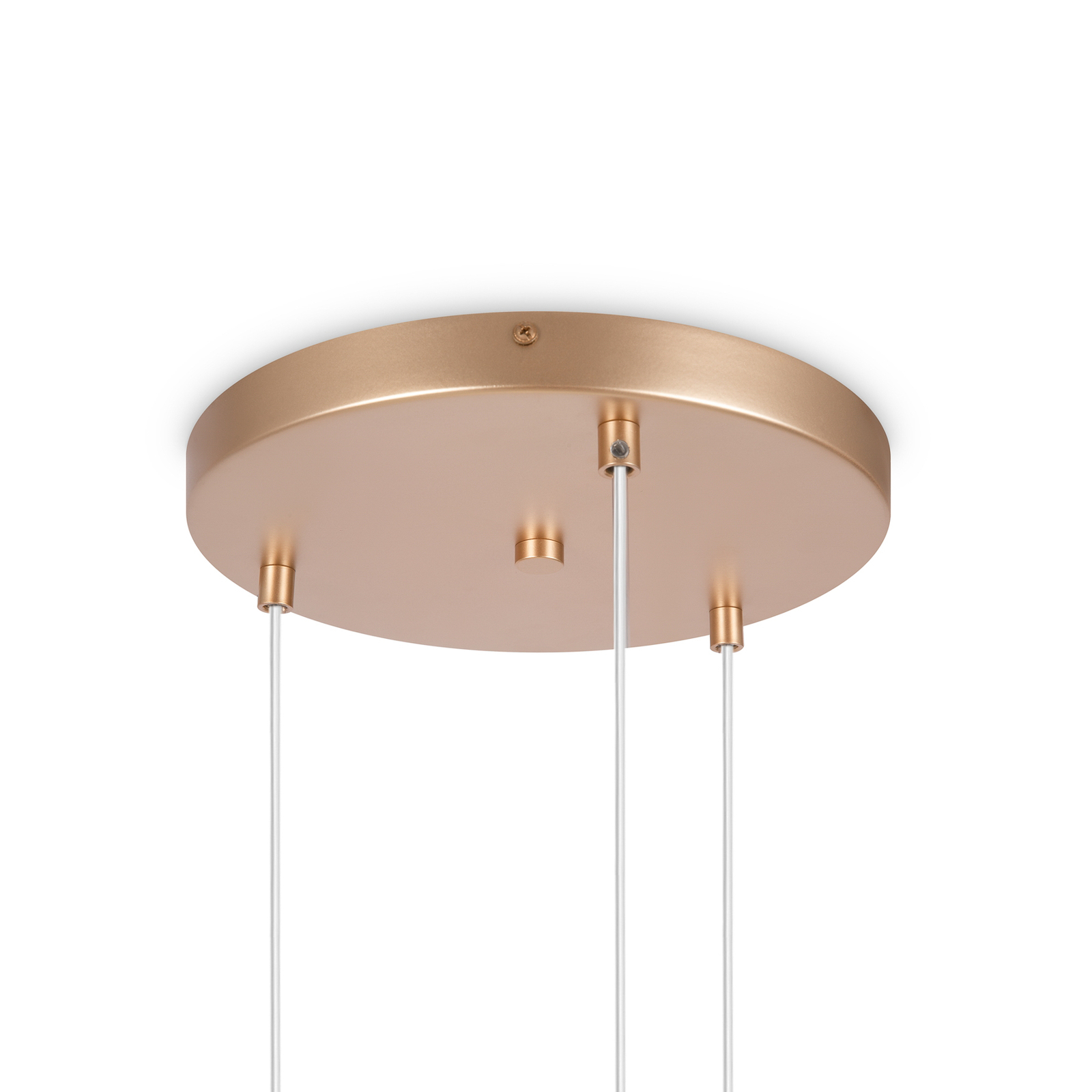 Maytoni hanglamp Basic vorm, wit/goud, 3-lamps.