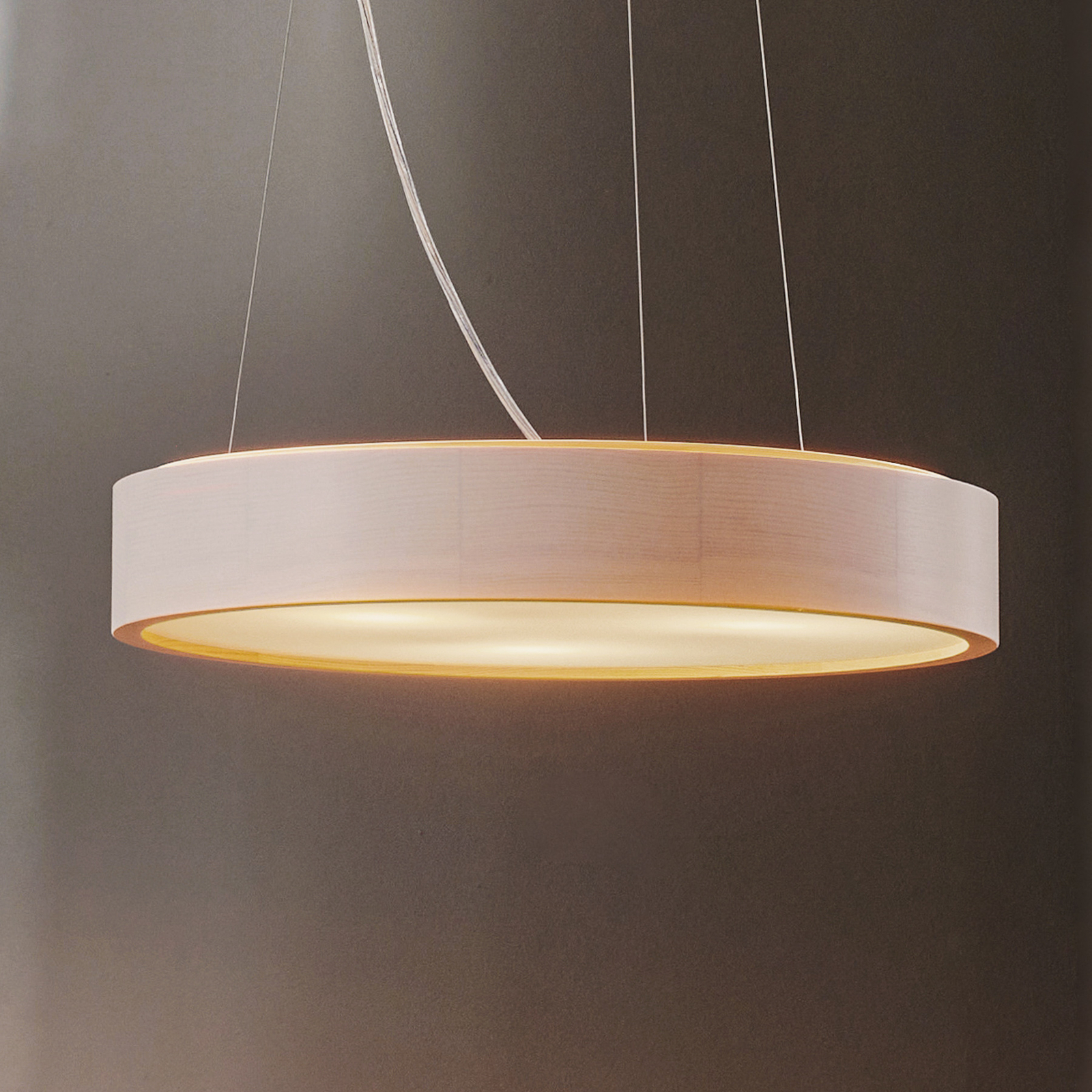 Kerio pendant light, Ø 47 cm, white