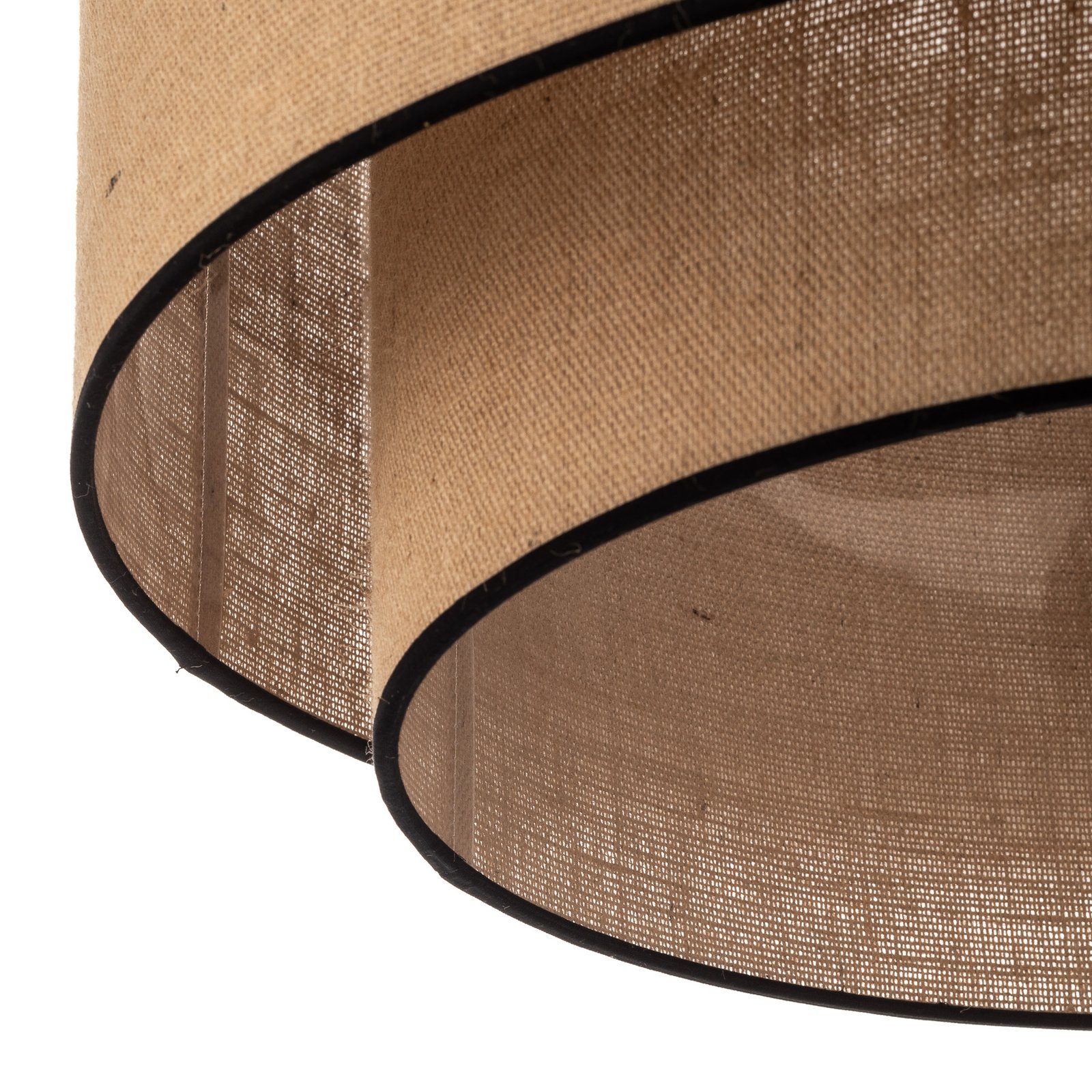 Boho Plafond Ø60 Jute/Svart- Euluna