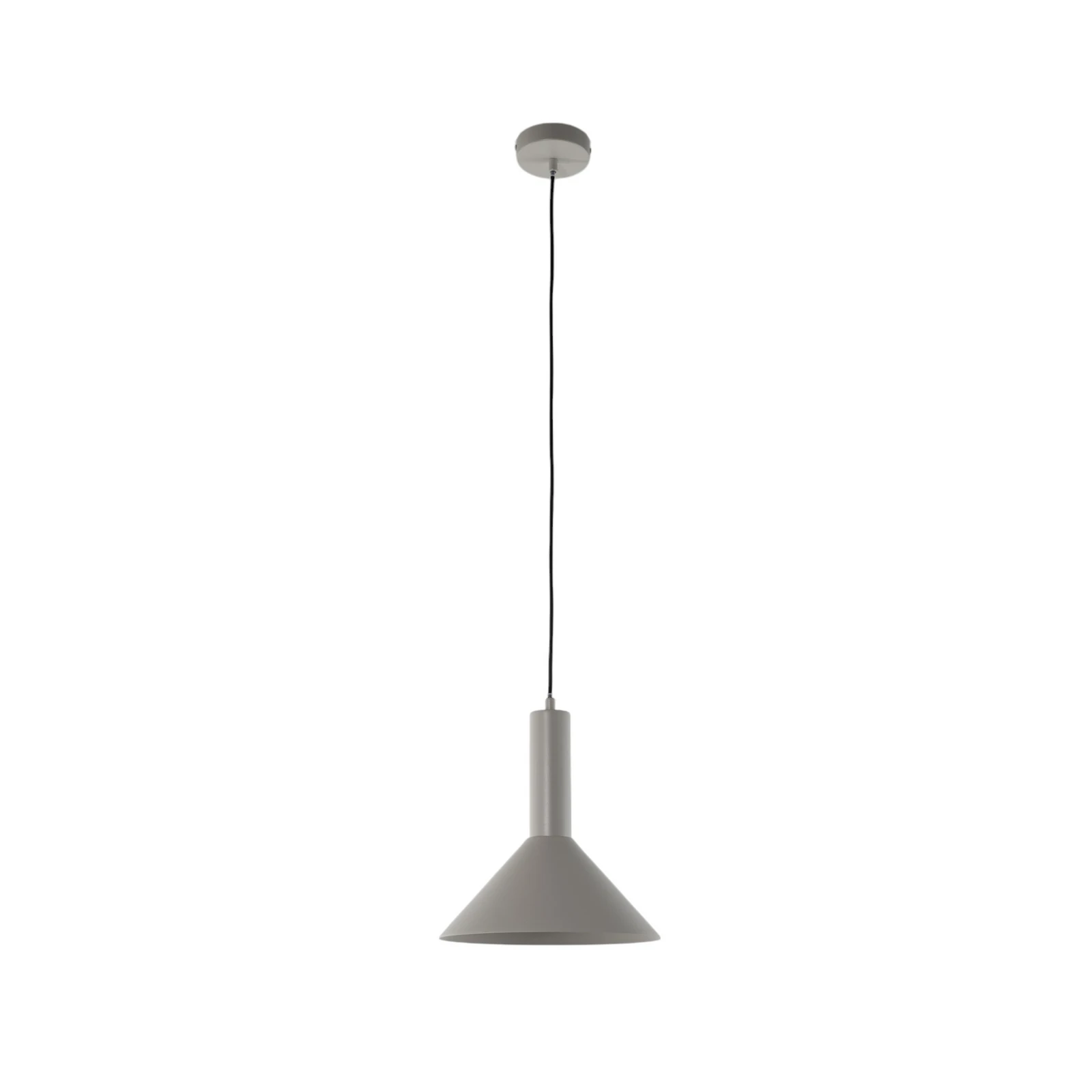 Piekaramais gaismeklis Vitrum cone, pelēks, metāls, Ø 26 cm, E27