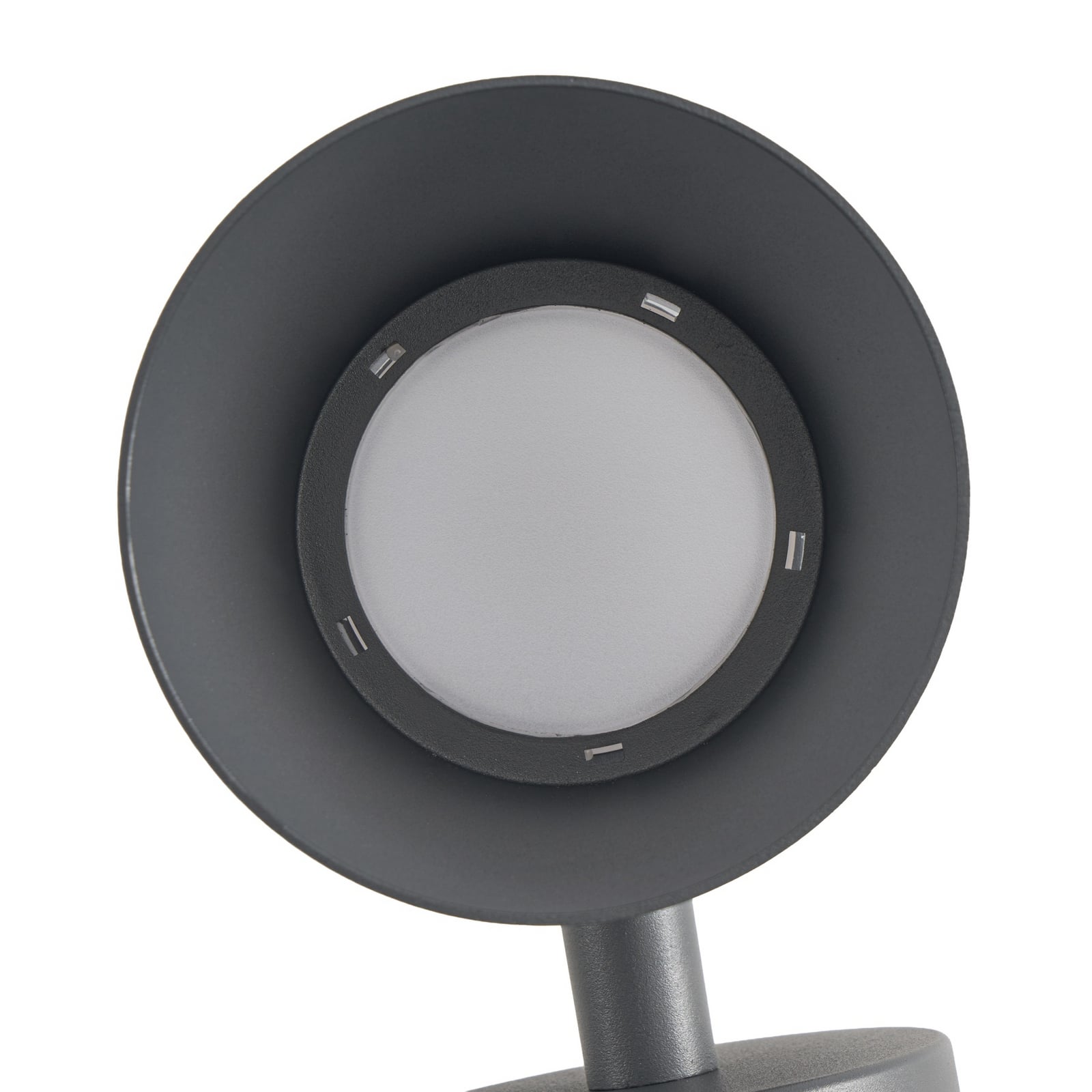 Meravi LED-Außenwandleuchte, zweiflammig, IP44, anthrazit, Aluminium - Lucande