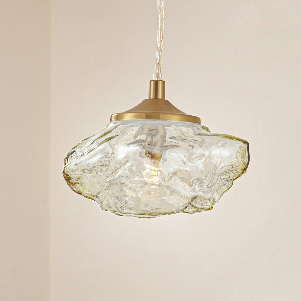 Lindby Piatra Taklampa Bärnsten/Mässing, transparent från Lindby