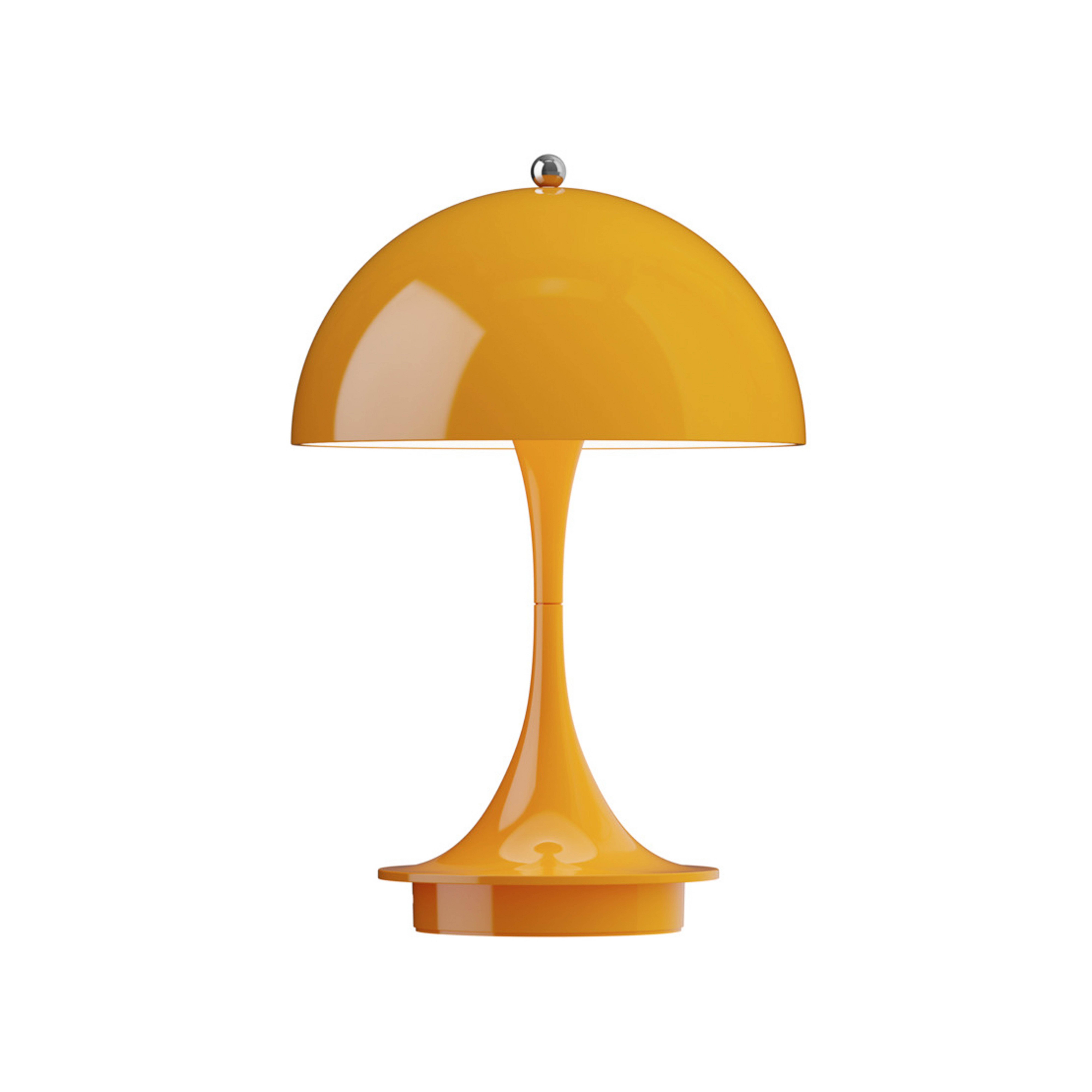 Panthella 160 PORTABLE V3 Battery Lamp Opaque Orange - Louis Poulsen