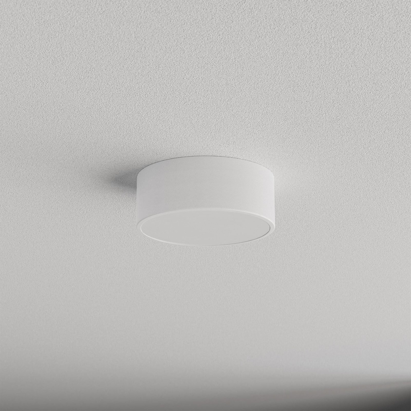 Deckenlampe Cleo 200, weiß, Sensor, IP54, Ø 20 cm, Metall
