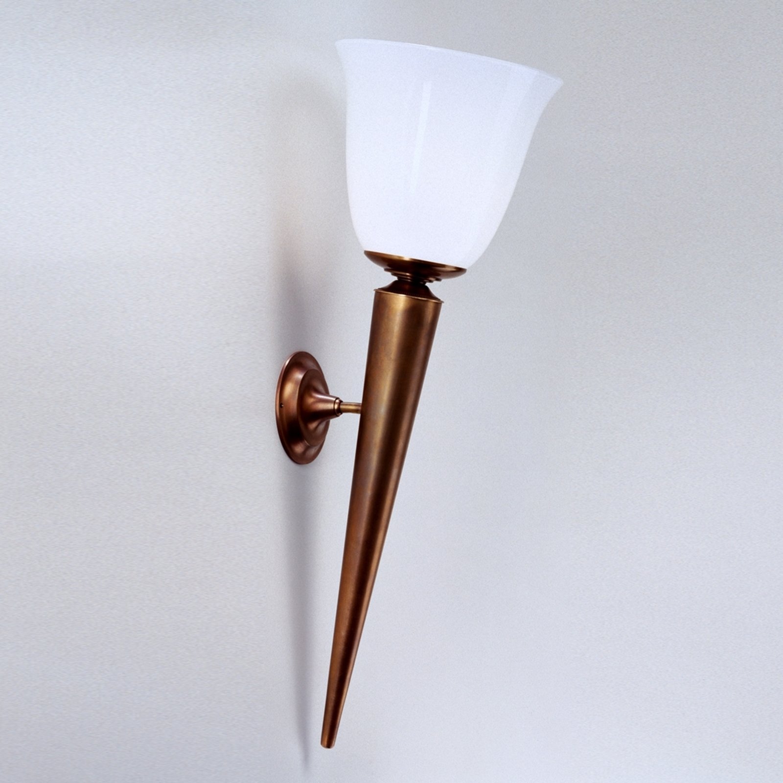 WILLI wall torch made of brass