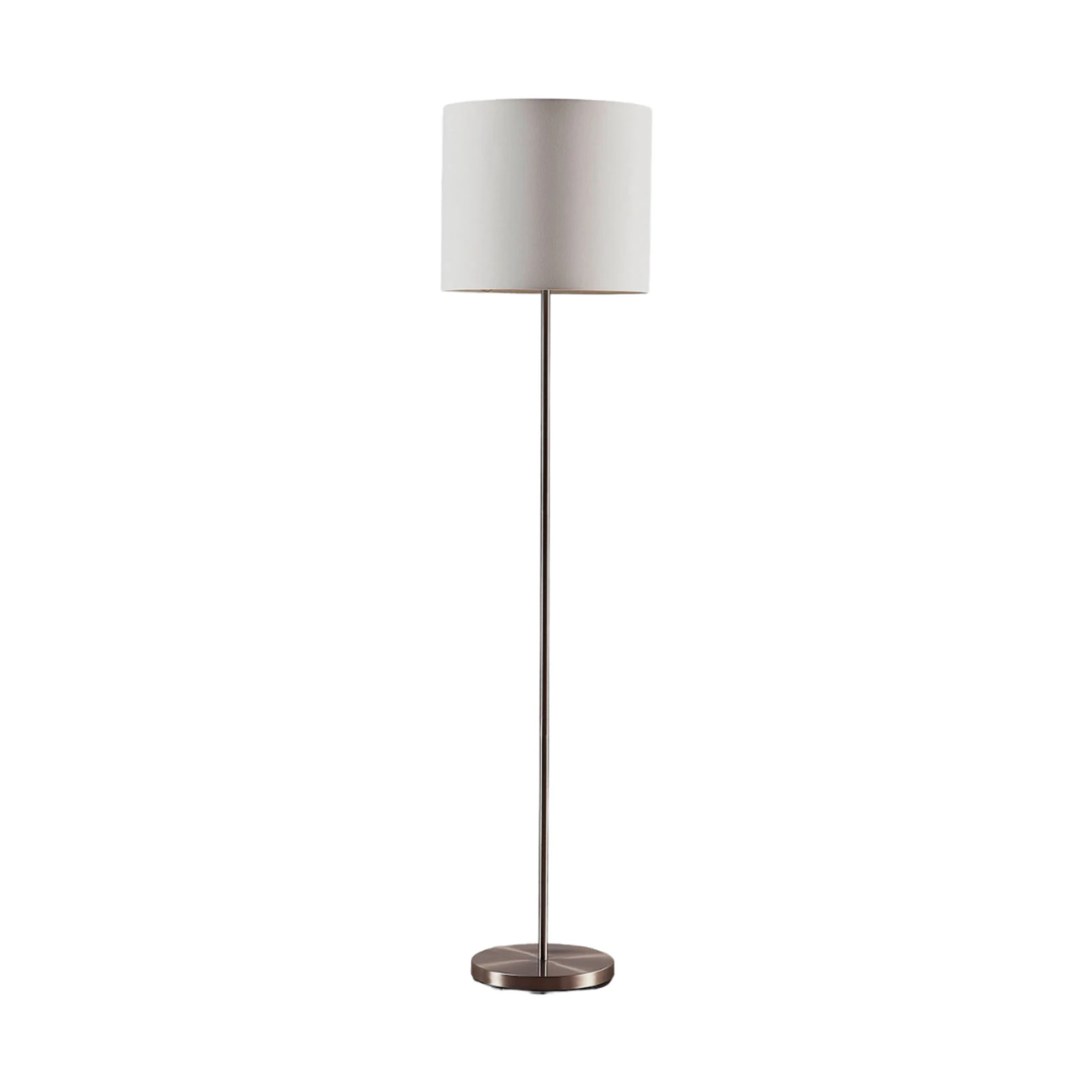 Lindby Φωτιστικό δαπέδου Parsa, λευκό, ύφασμα, ύψος 167cm, E27