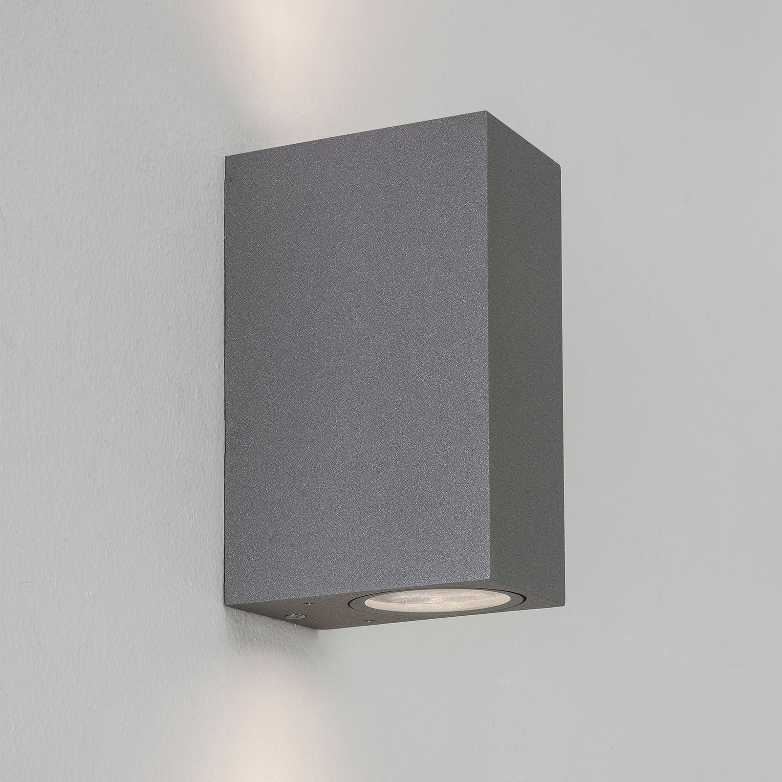 Astro Chios outdoor wall light 150 up/down grey, zinc, GU10, 6 W, energy efficiency: A++, W: 6.8 cm, H: 15 cm