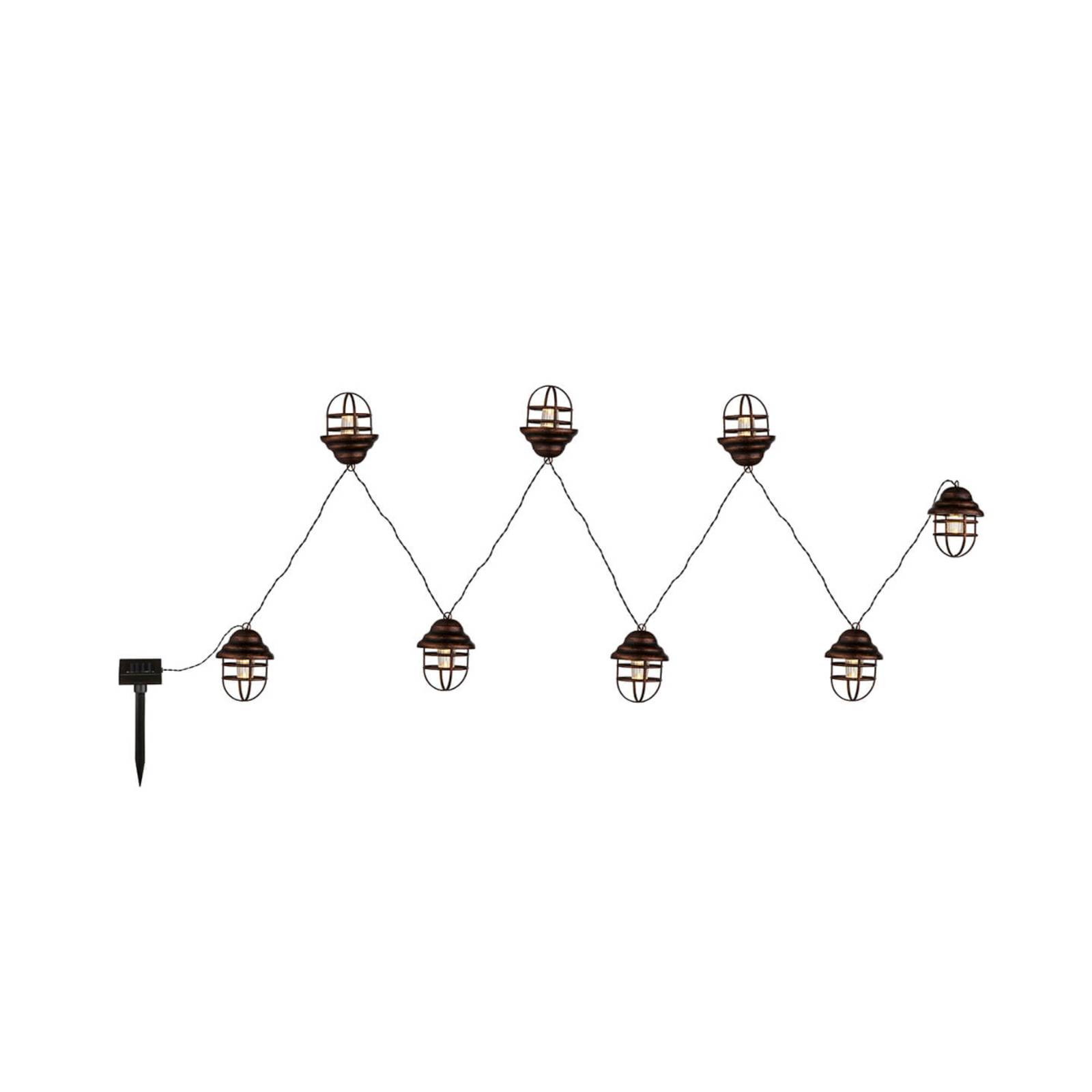Solar-Lichterkette Lina mit 8 Laternen