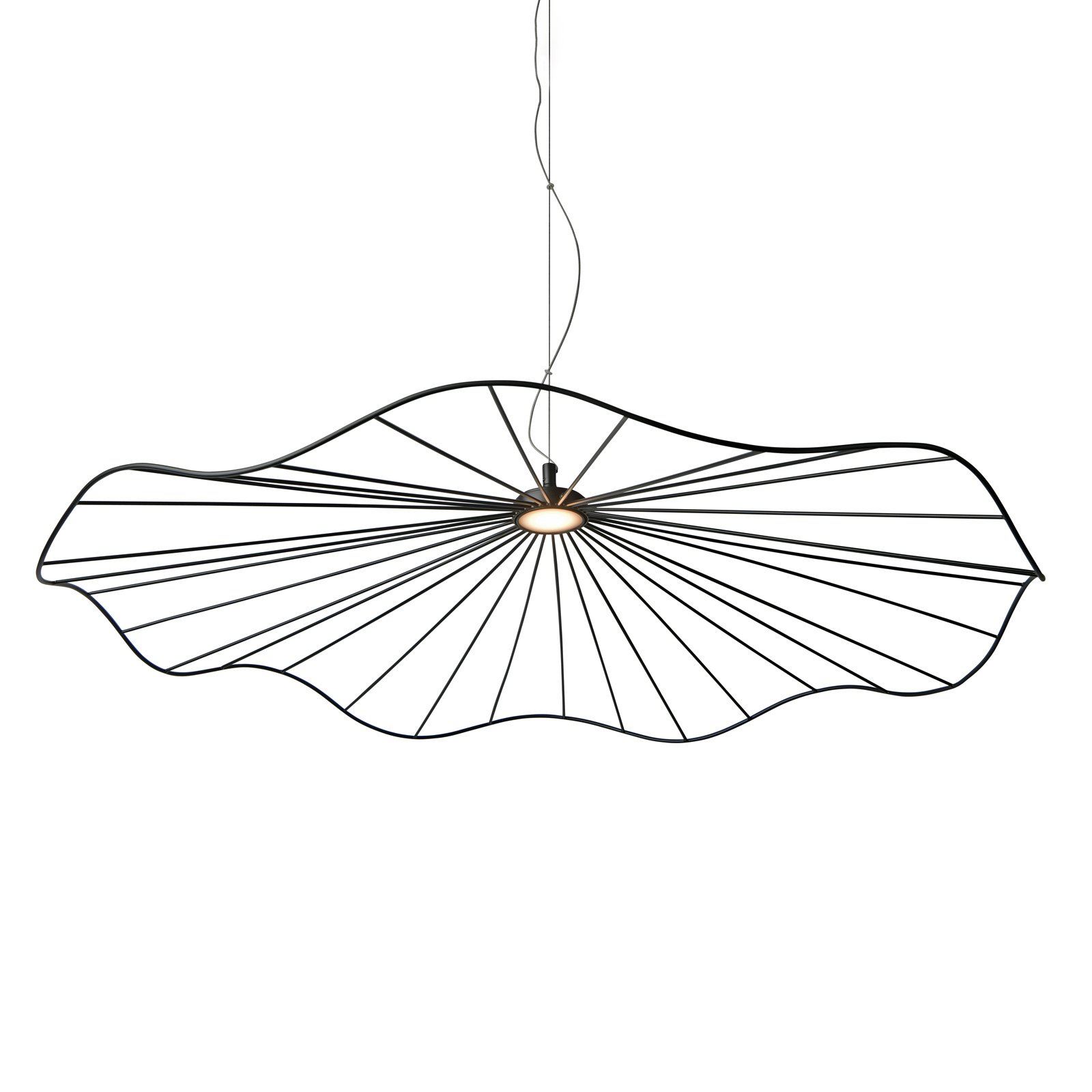 Mesh LED hanging light, Ø 80 cm