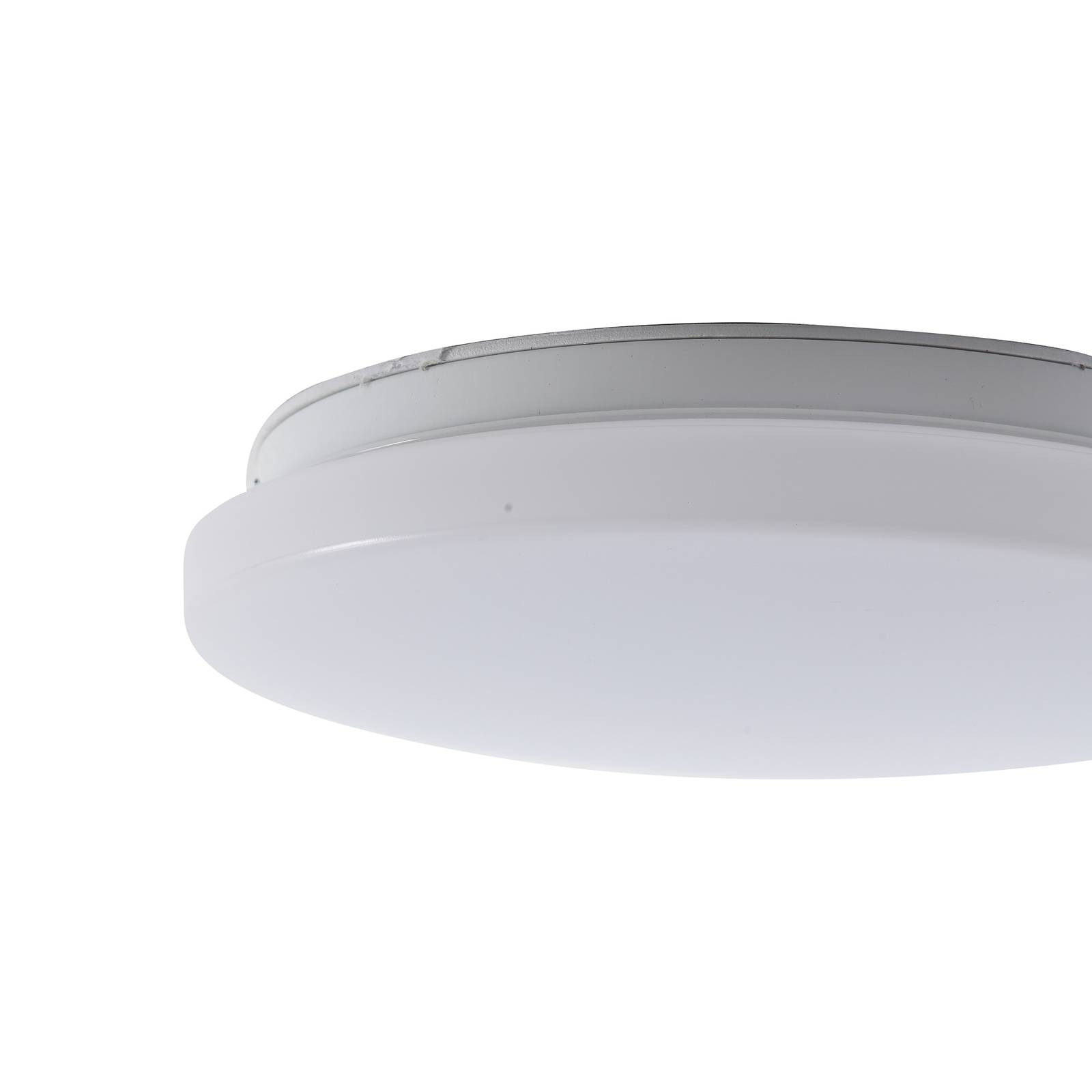 Zewnętrzna lampa sufitowa LED Kirkola, 4000 K, Ø 26 cm, biały