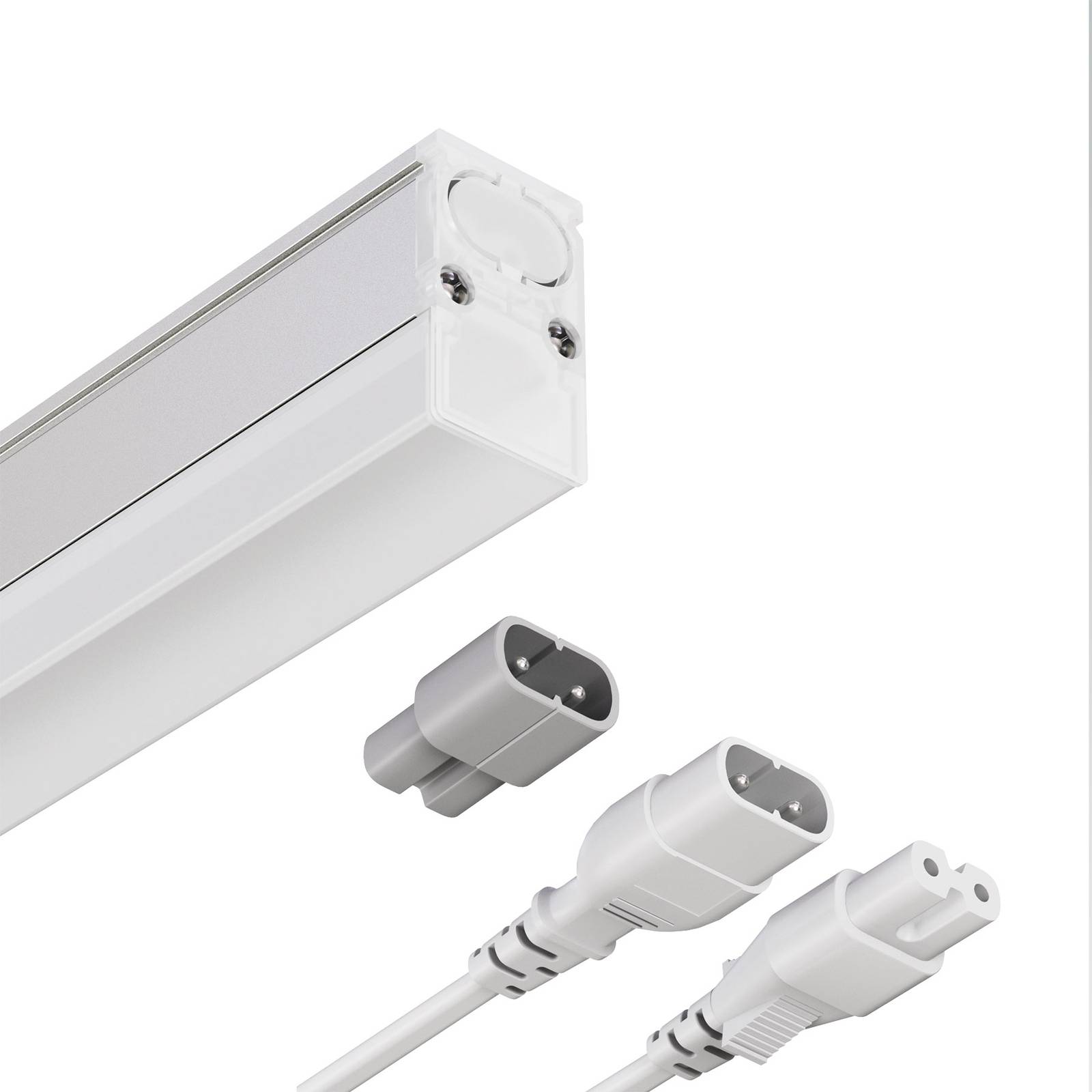 Siteco Combilite LED-E batten light L 118 cm 840, painted aluminium, plastic, 18 W, L: 118 cm, W: 2.5 cm, H: 4.4 cm