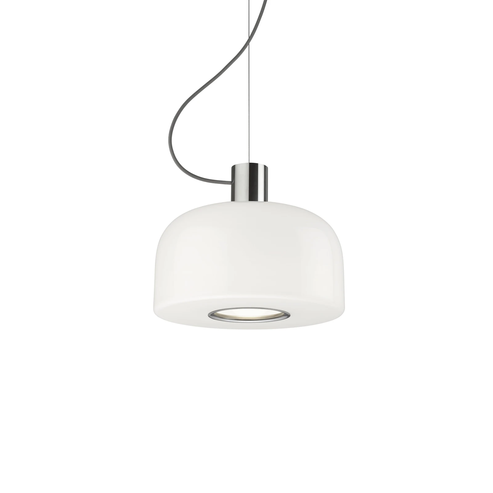Flos lampada a sospensione Bellhop Glass S1, color alluminio, vetro, Ø 33 cm