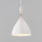 Northern Dokka -Ретро висяща лампа от стомана, бяла