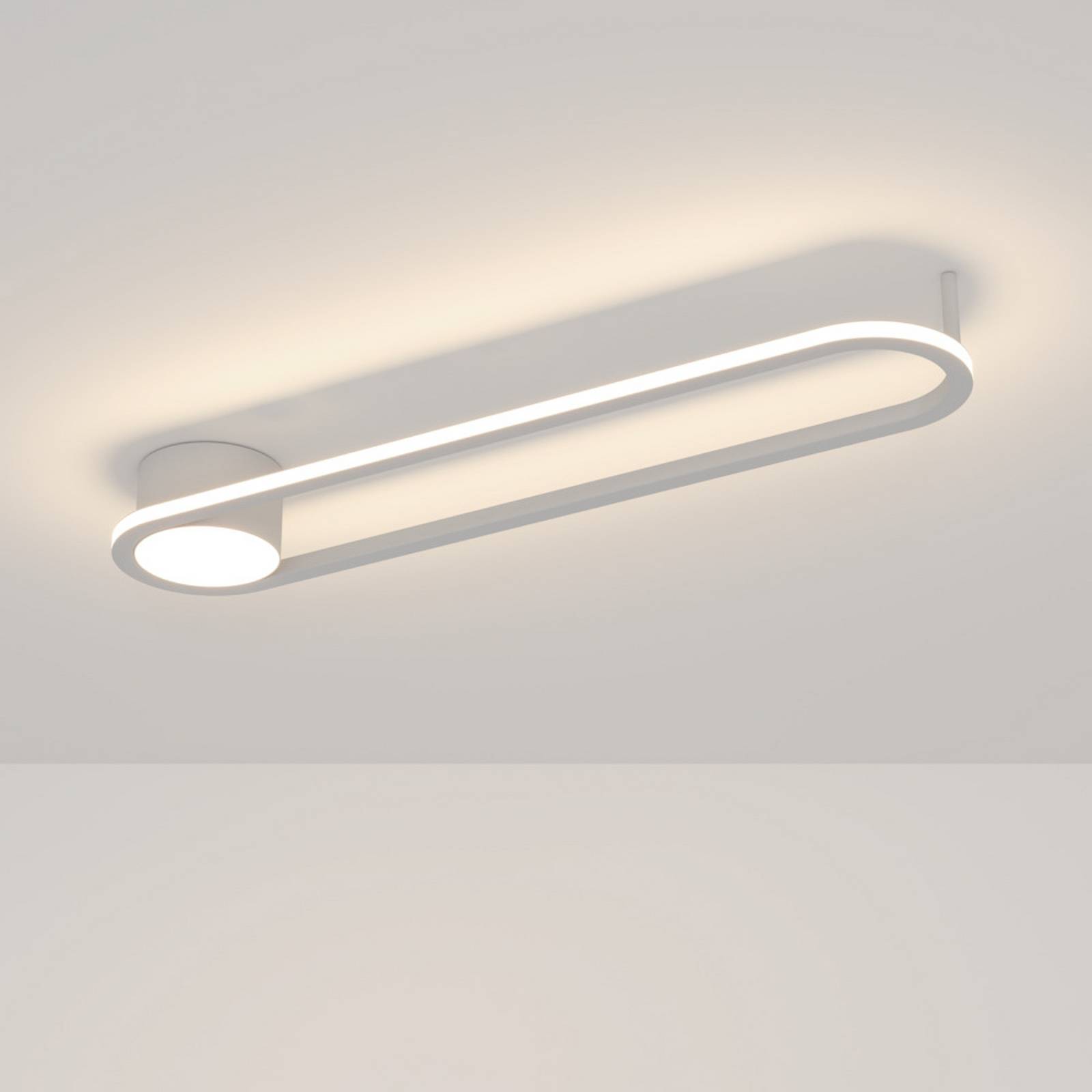 Lampa sufitowa LED EGLO COLLECORVINO, biała, długość 50 cm, CCT