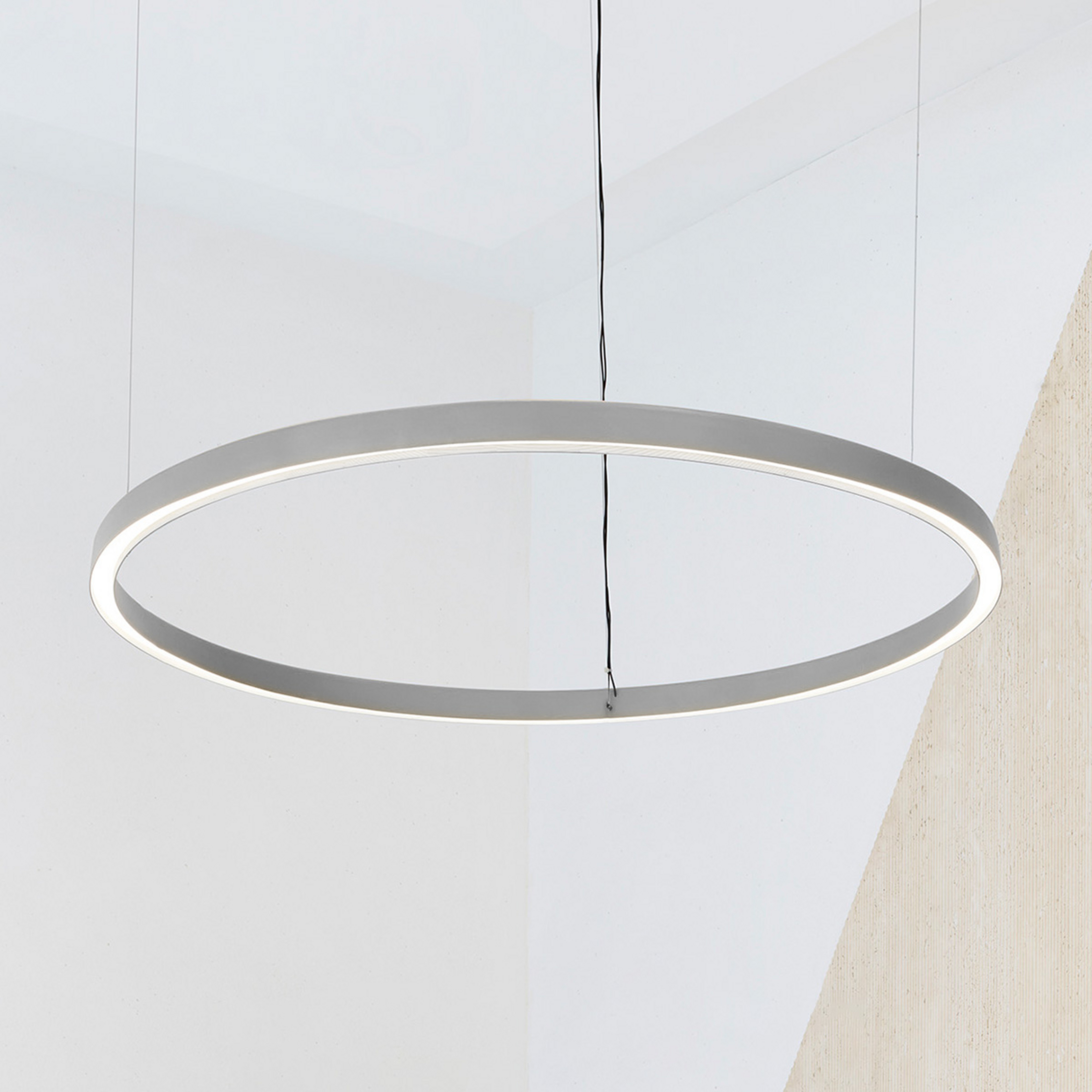 Compendium Circle Hängelampe 110 cm, alu - Luceplan