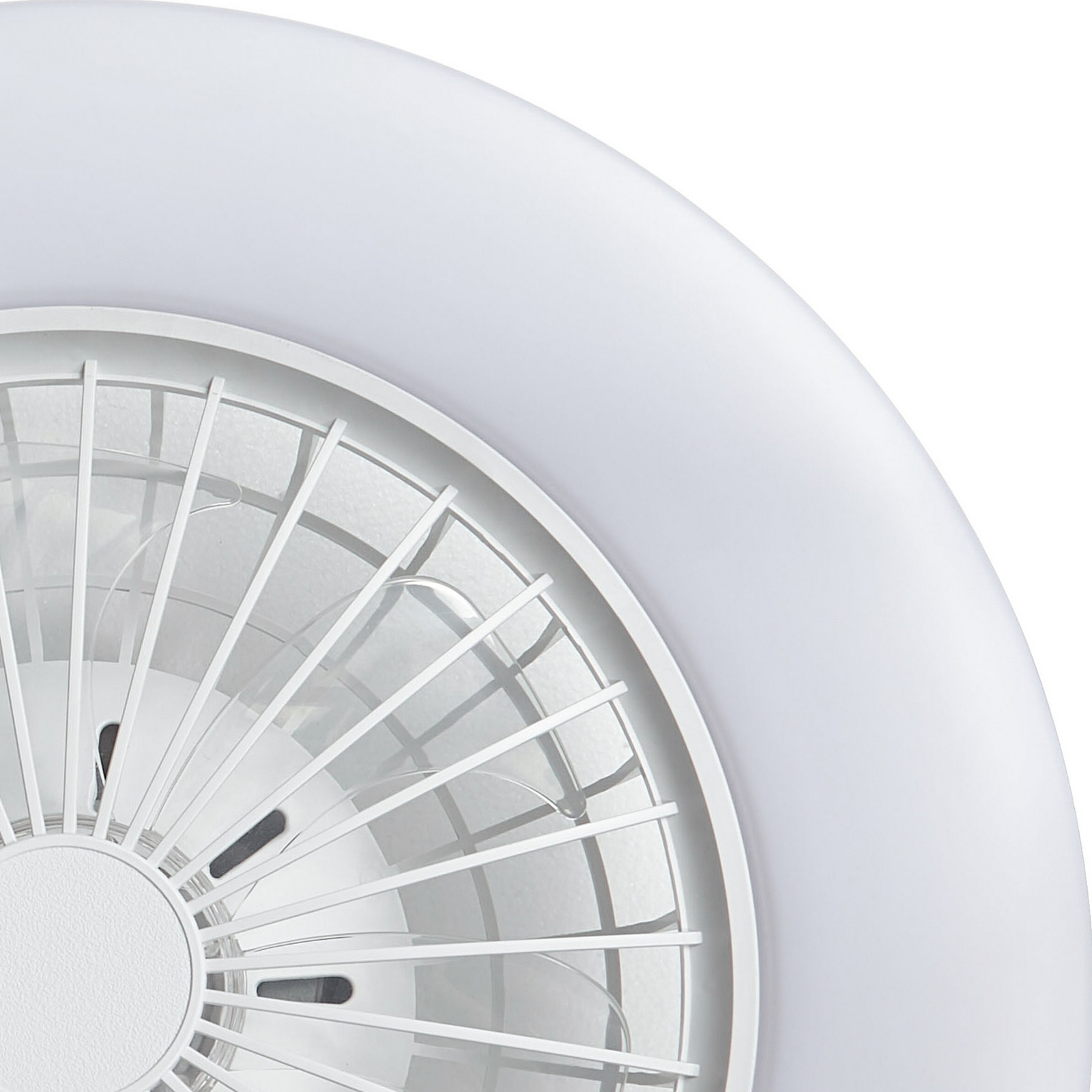 Vedin LED stropni ventilator, Ø 49 cm, bijeli, CCT - Lindby