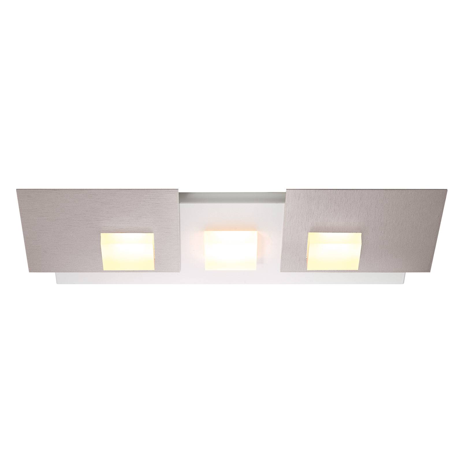 Bopp Pixel 2.0 LED ceiling light 3-bulb aluminium