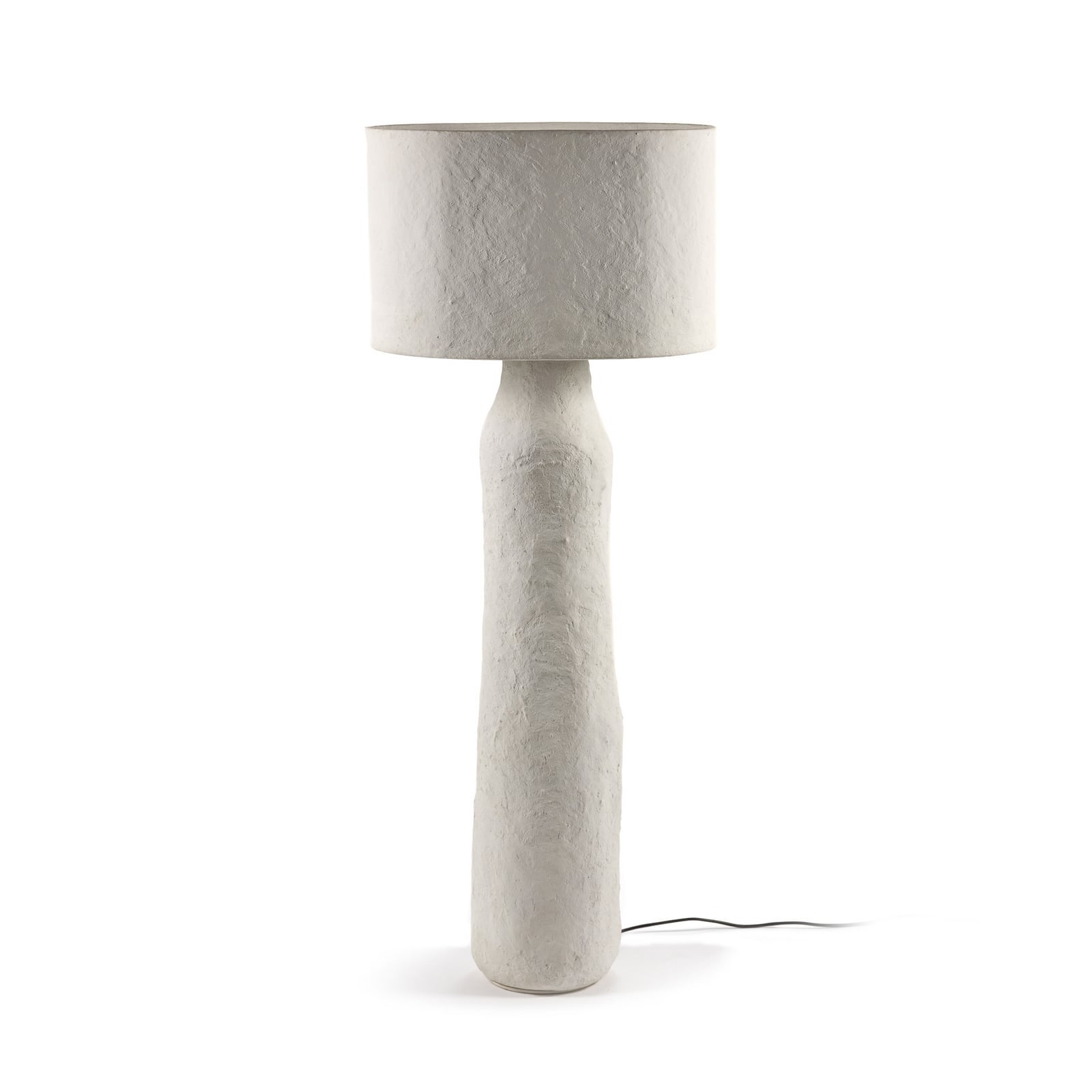 01 WHITE EARTH gulvlampe, hvid, papmaché, højde 148 cm, E27 – Serax