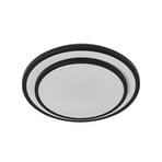 OSRAM LED-Deckenleuchte ORBIS BERLIN, schwarz Ø 30 cm Metall