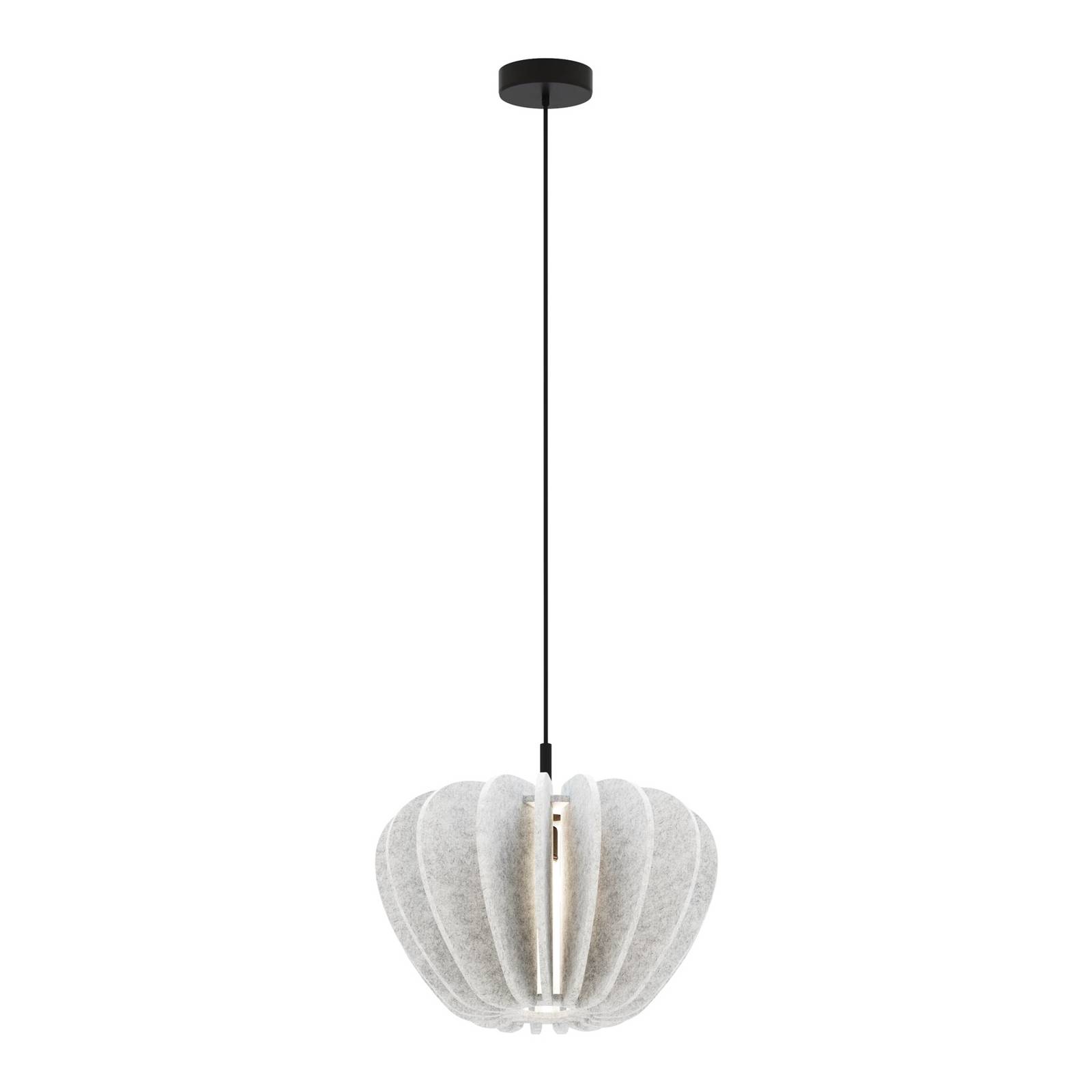 Maytoni Hängeleuchte Cambio, weiß, Ø 47,5 cm, Filz, E27