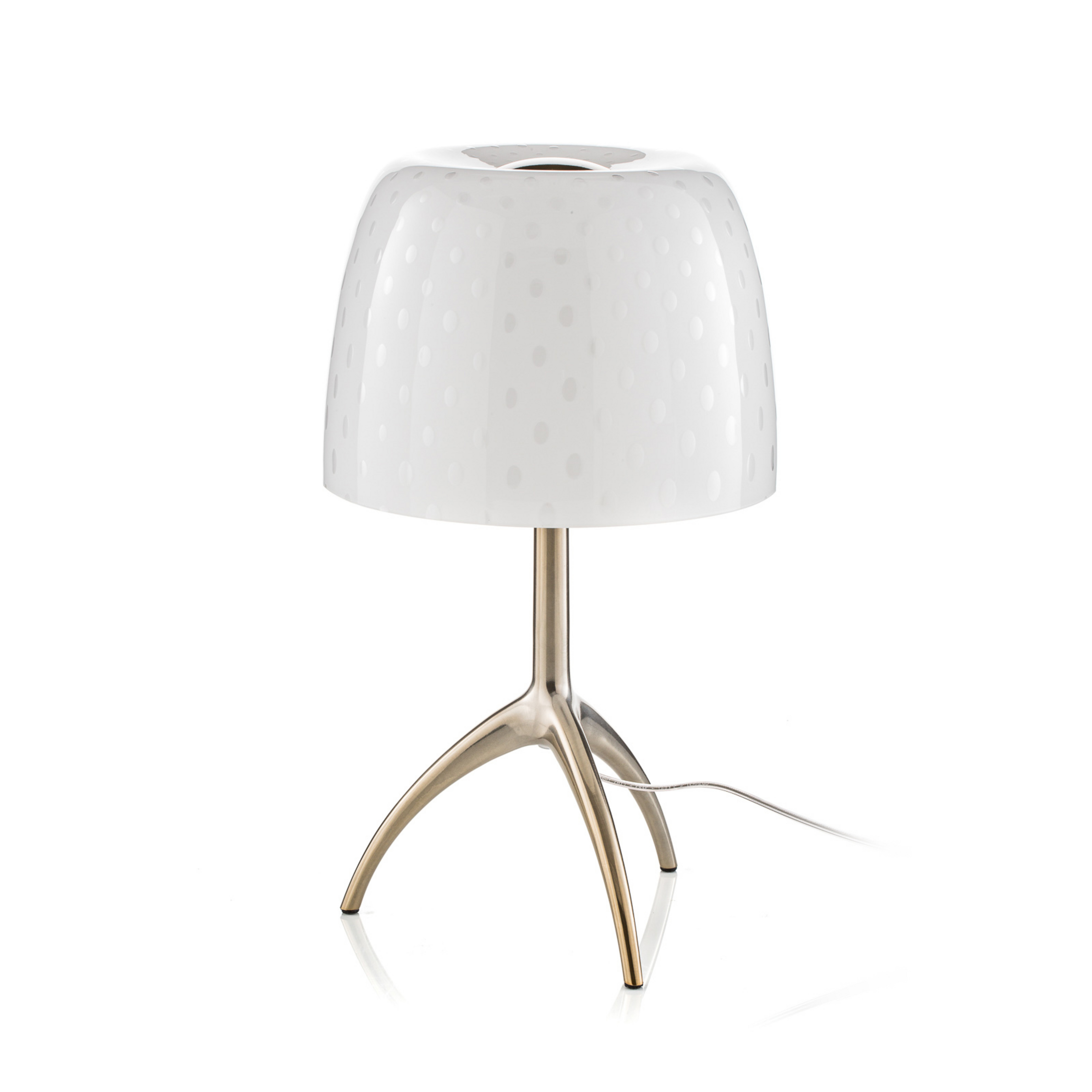 Lumiere 30 lampada da tavolo, 35 cm, vetro a bolla, on/off - Foscarini