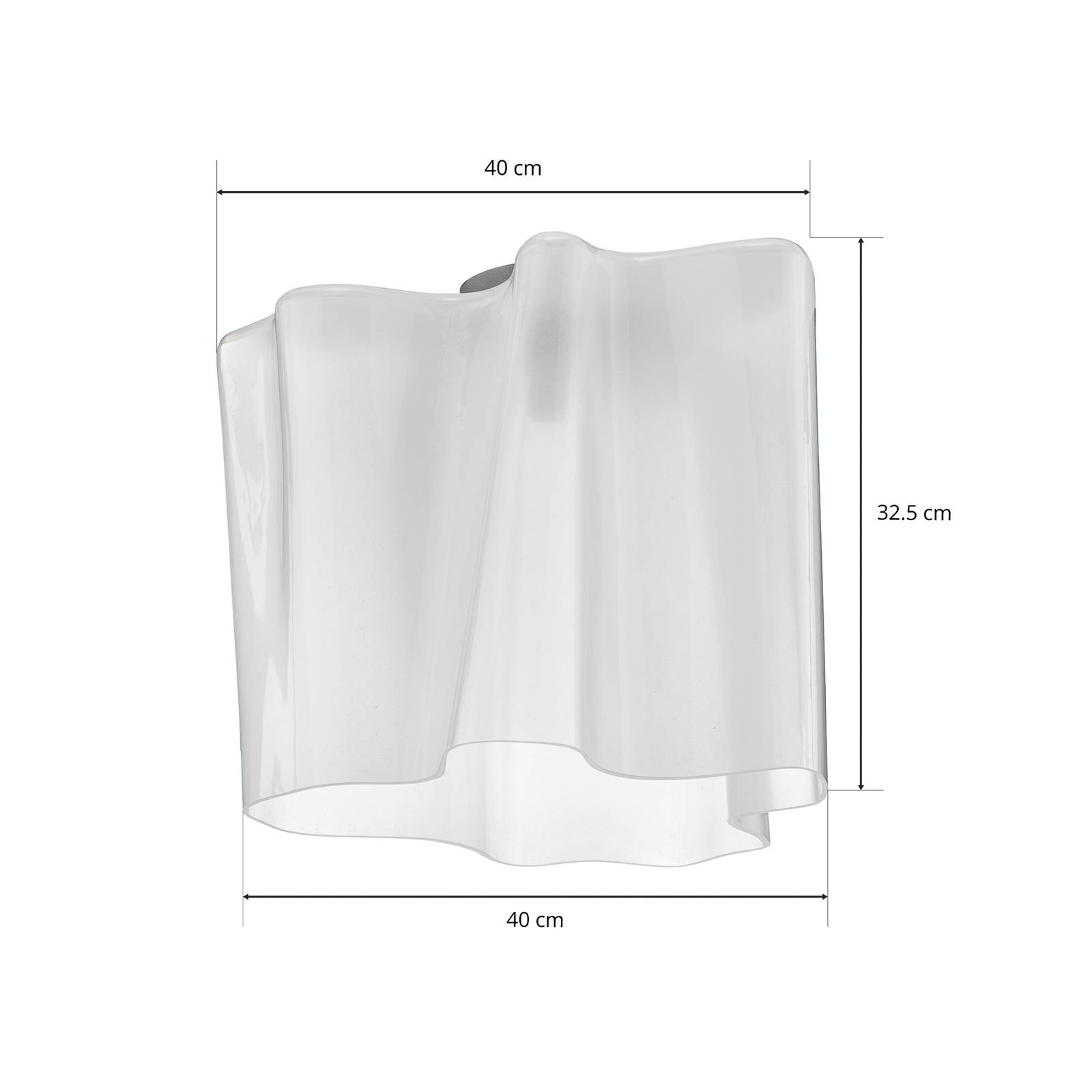 Artemide Logico lampa sufitowa 40x40 cm biała