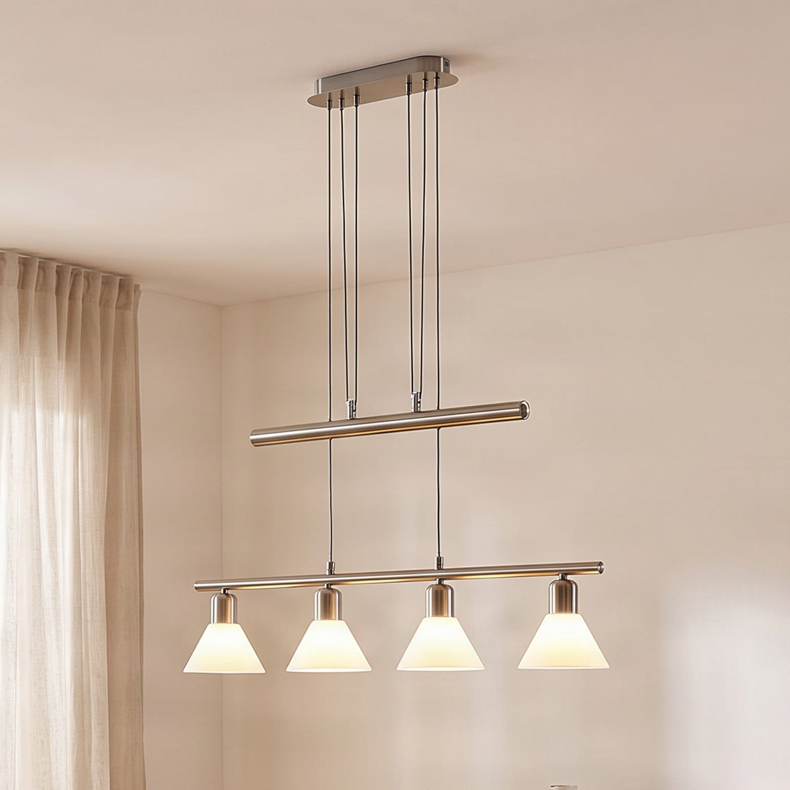 Delira 4 Taklampa White - Lindby - Vardagsrum - Modern - Metall - Med flera ljusk&auml;llor