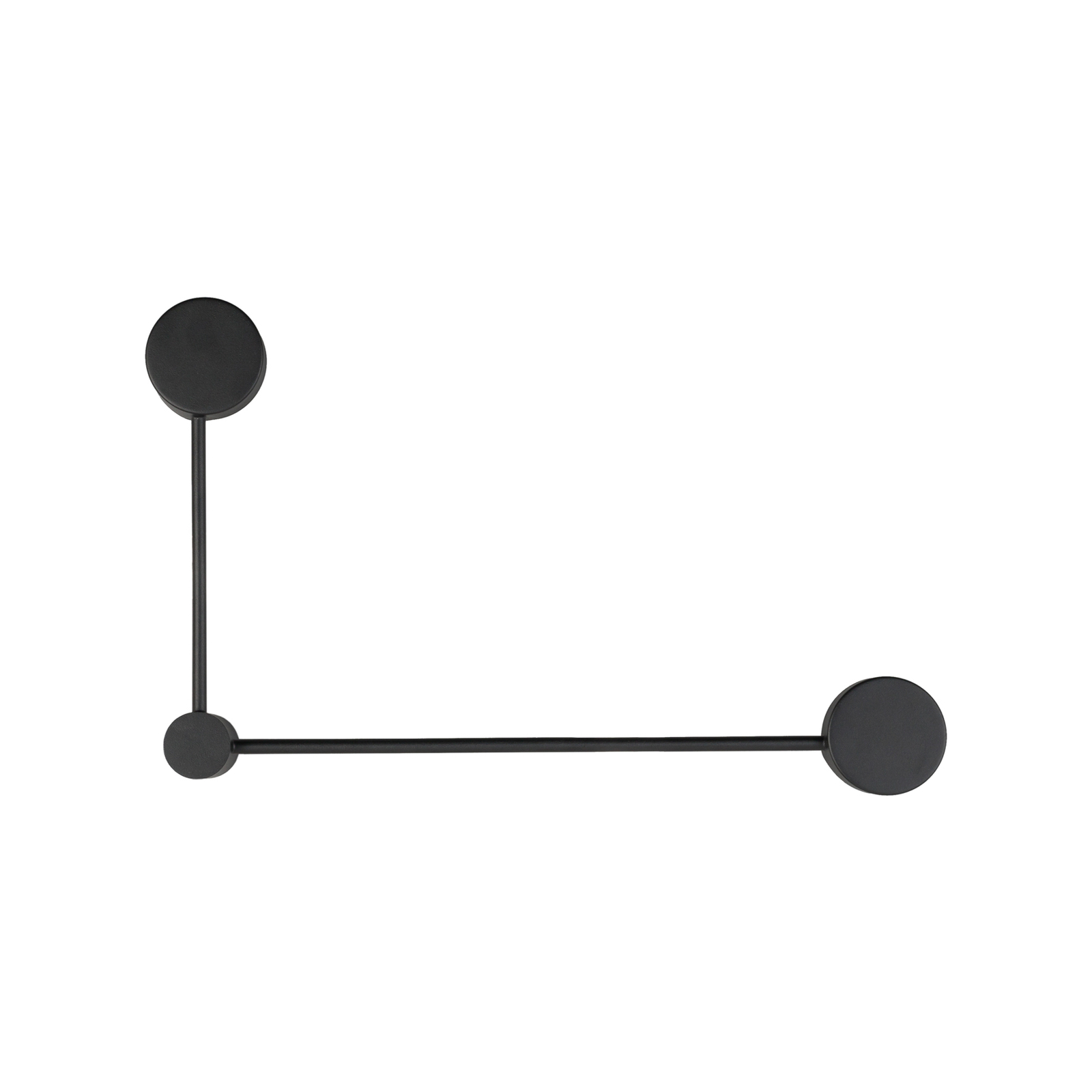 Wandleuchte Orbit II 20/40, schwarz, zweiflammig