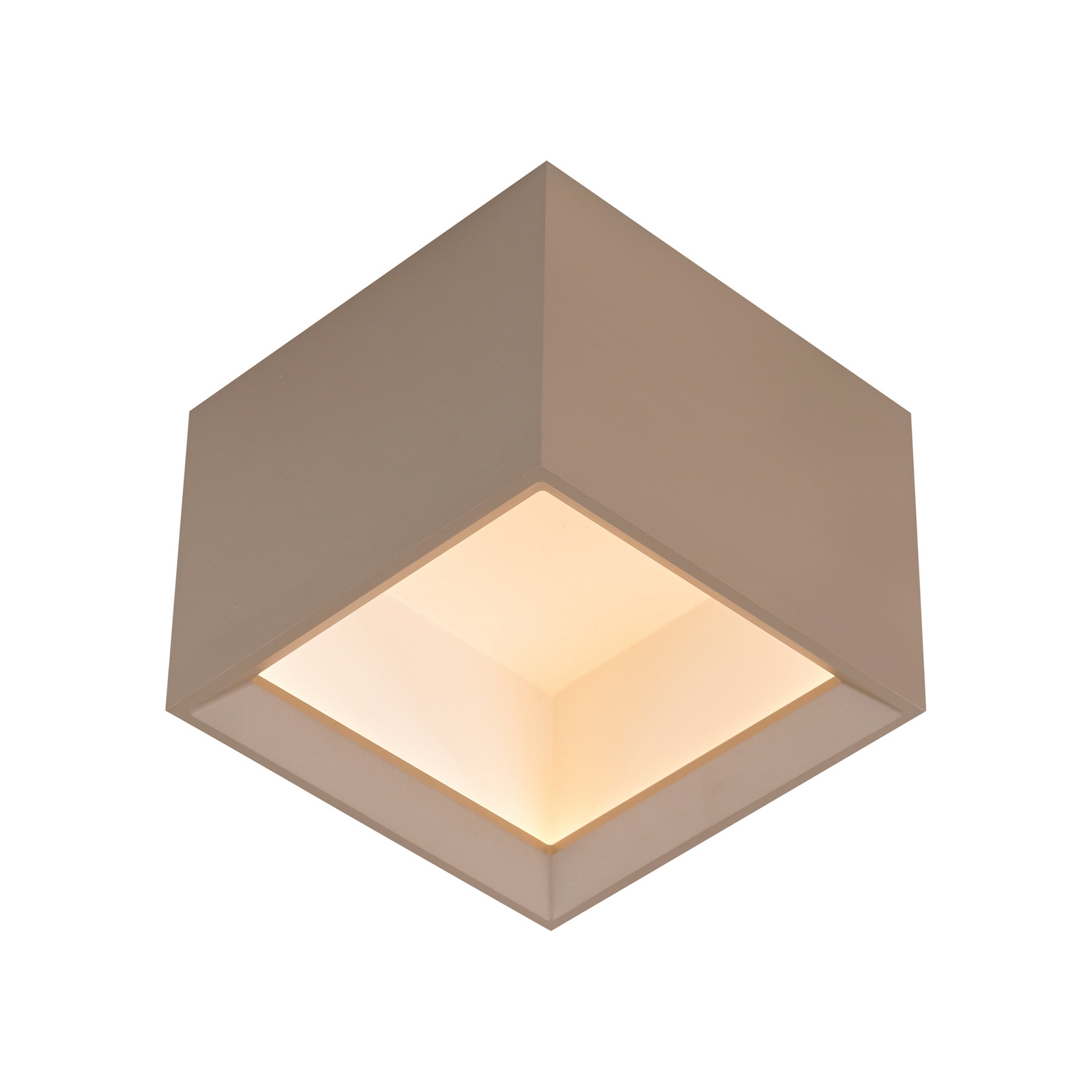 LED-stropna svetilka PURE Manhatten, bronasta, 1-žarilna, CCT