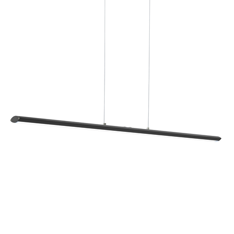 Schwarze LED-Hängeleuchte Pellaro, dimmbar